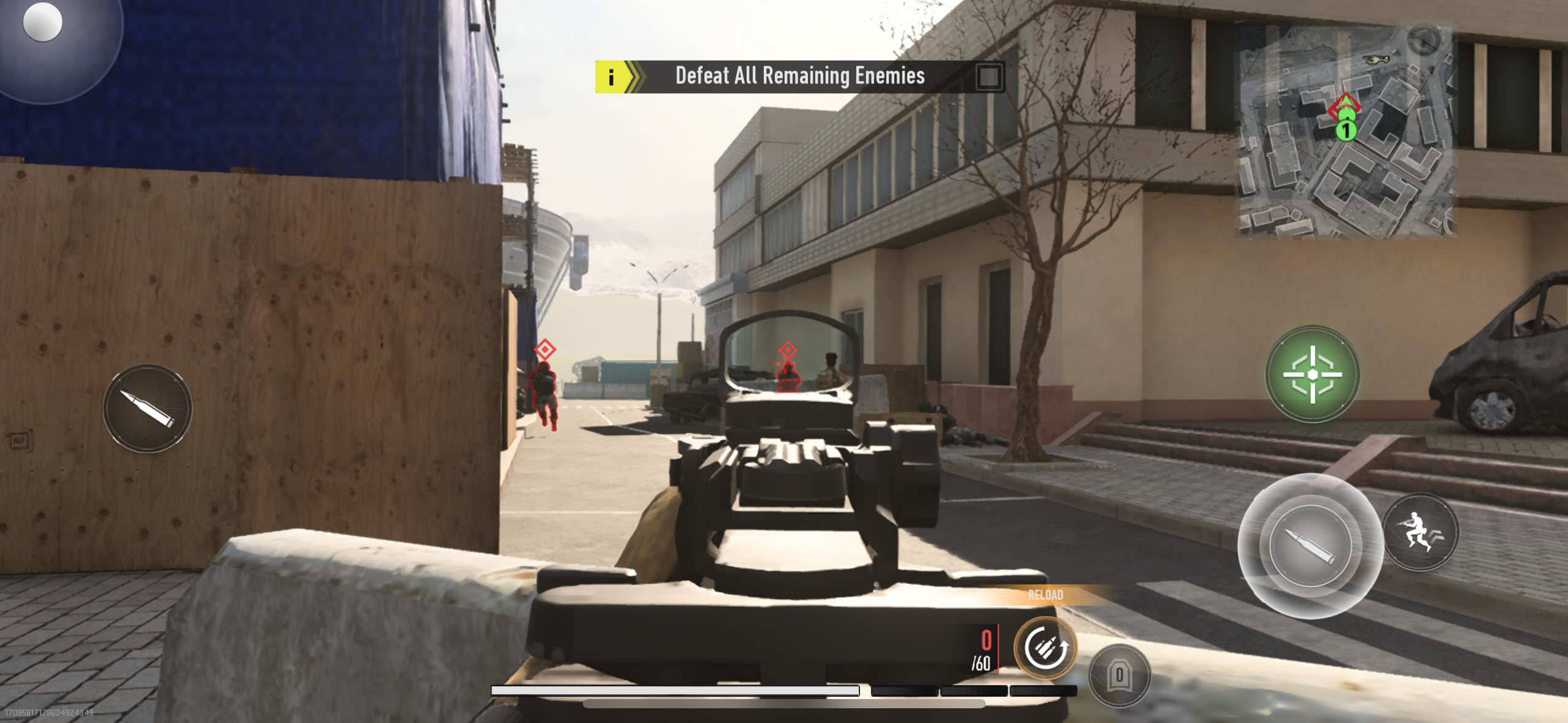 defeating remaining enemies