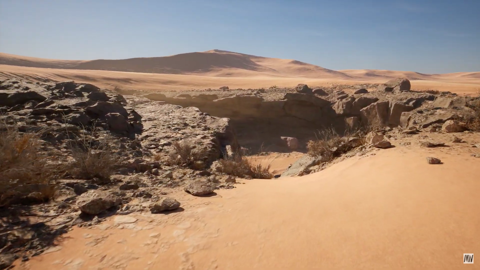 desert landscape rocky terrain