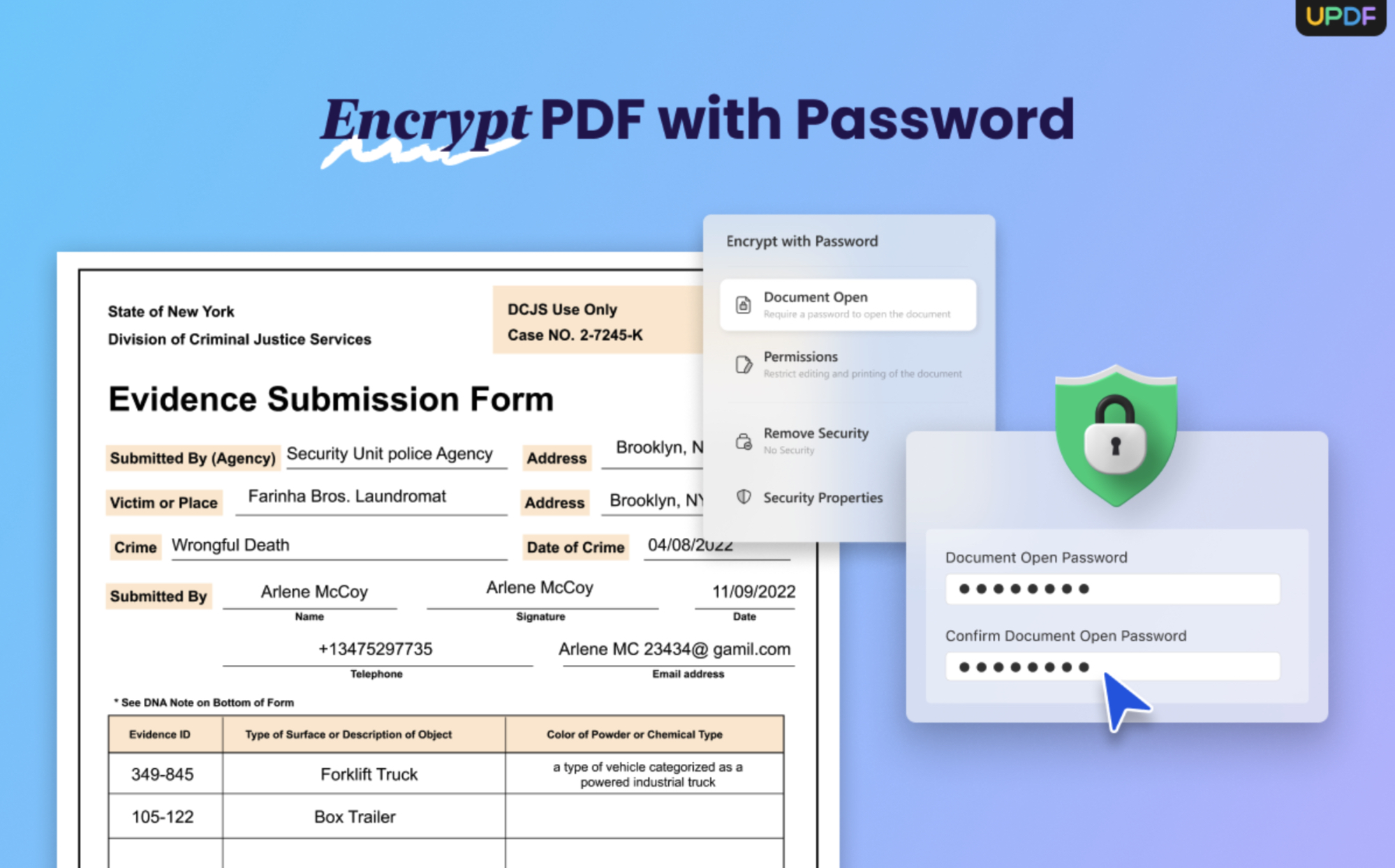 encrypt pdf password