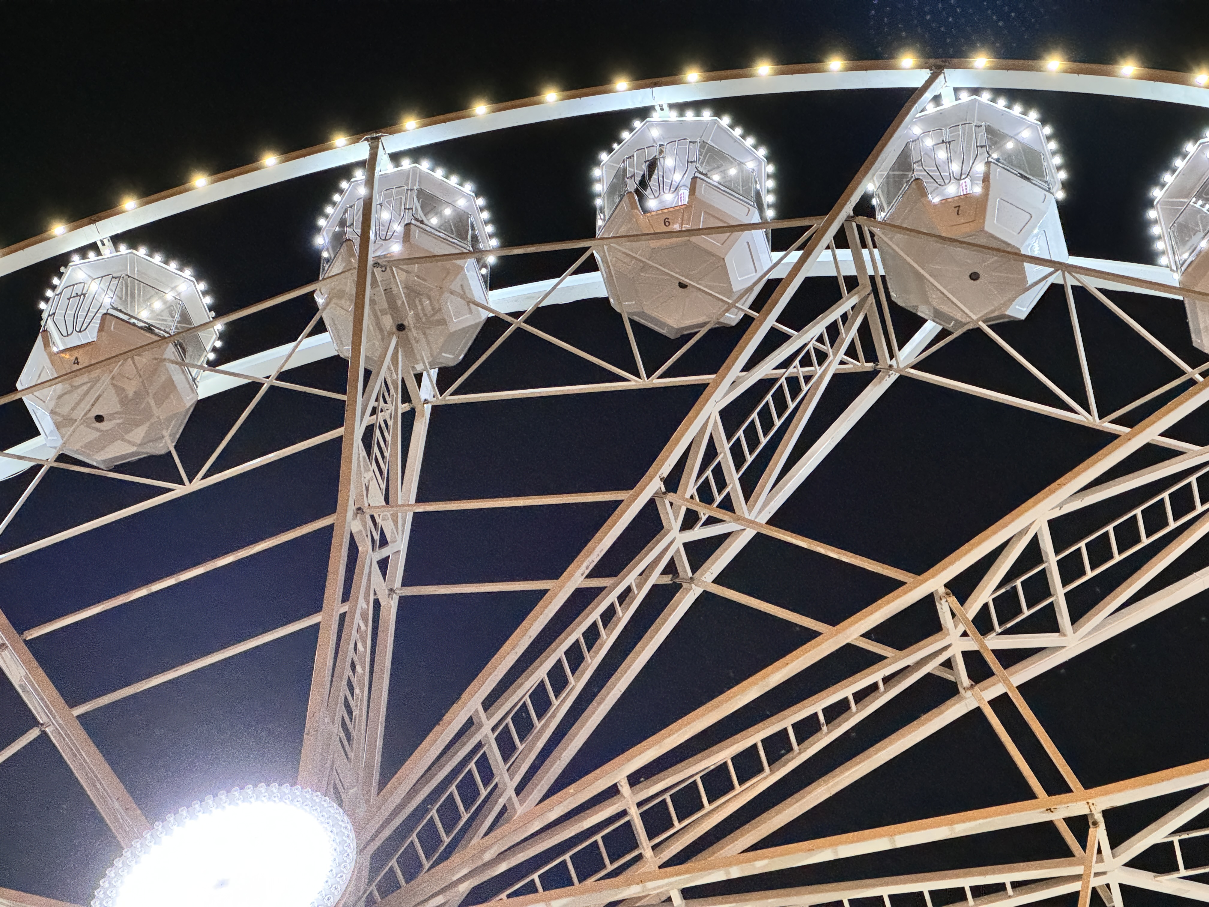 ferris wheel closeup