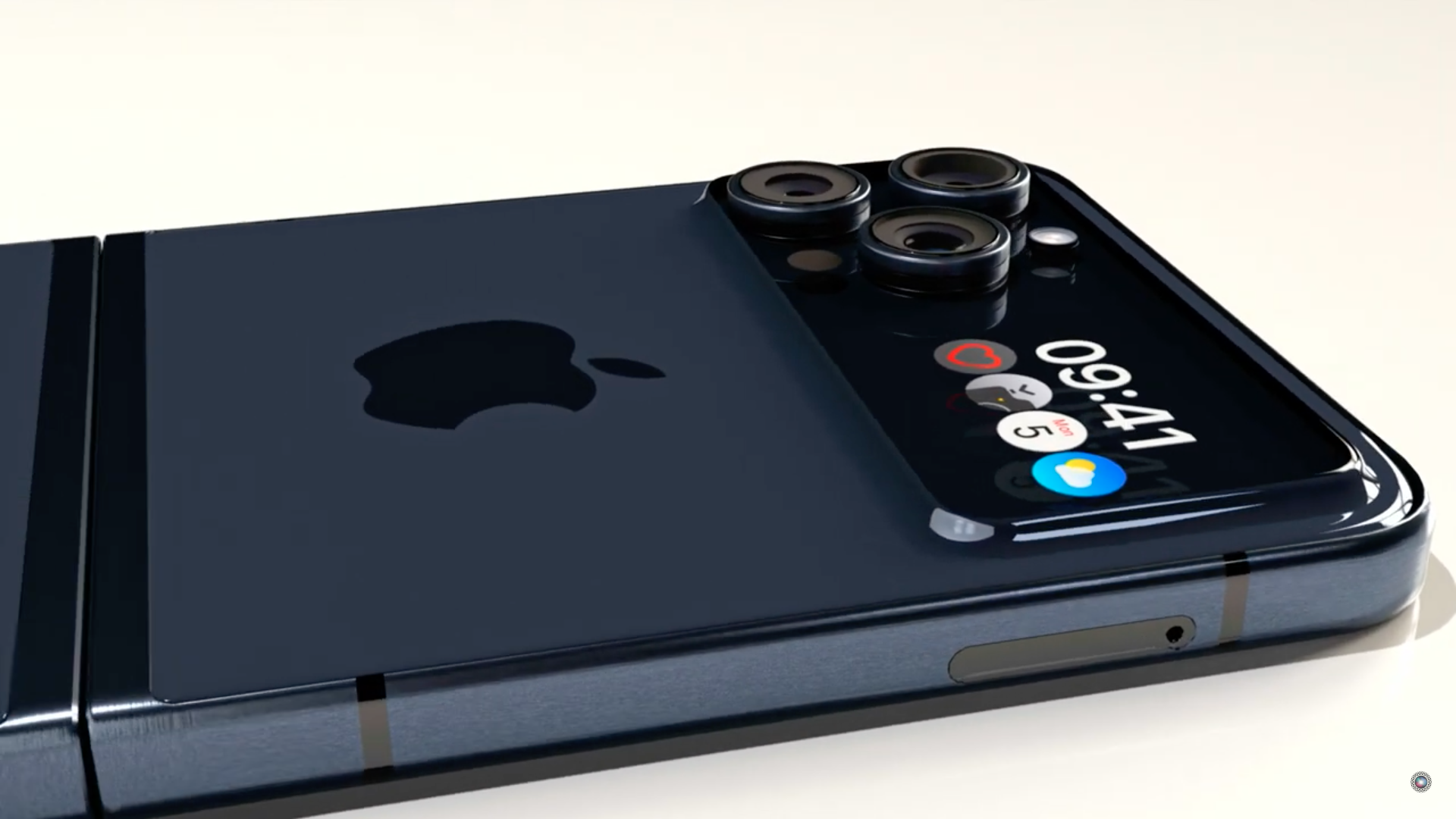 foldable smartphone camera detail