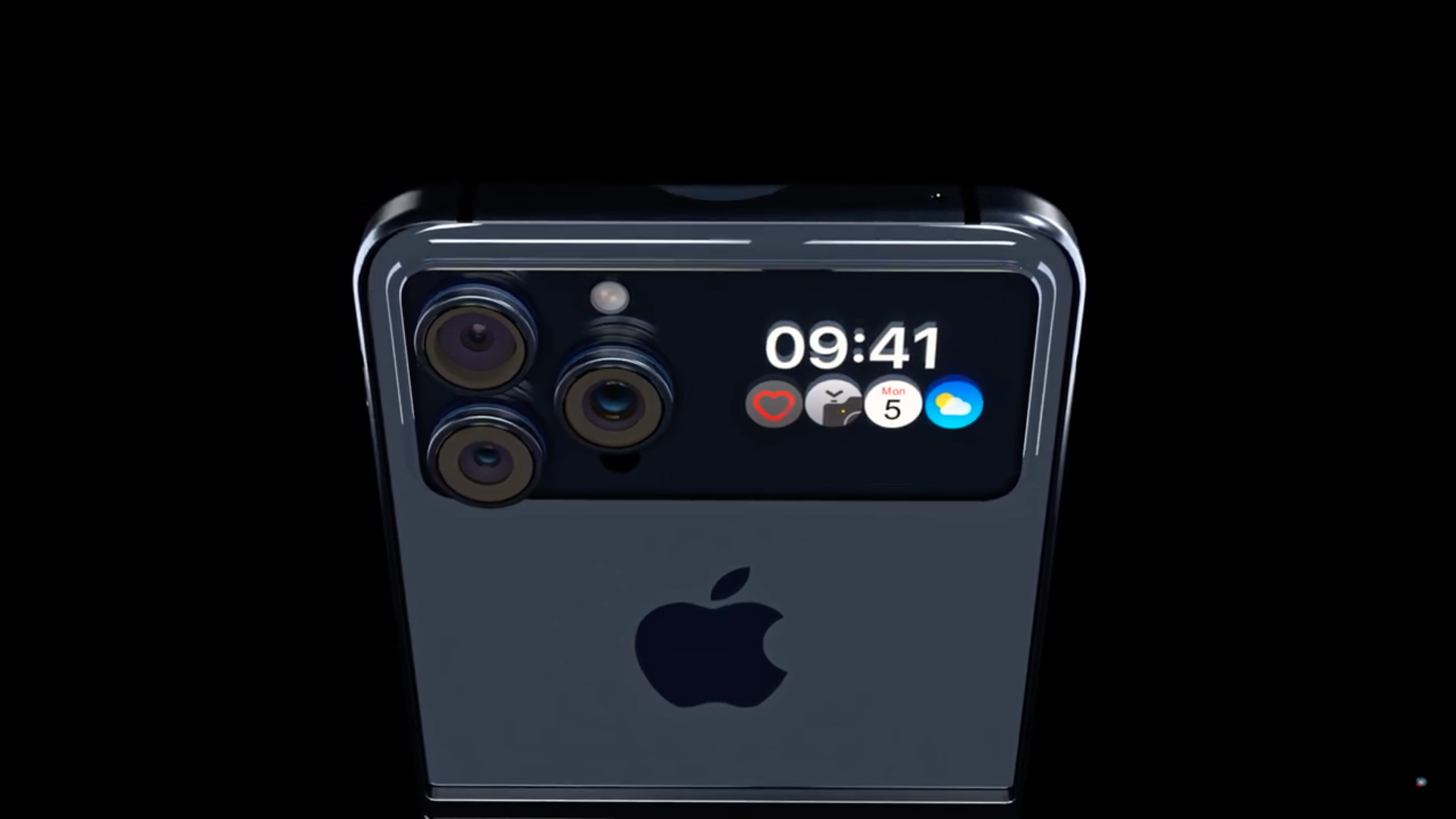 foldable smartphone front view