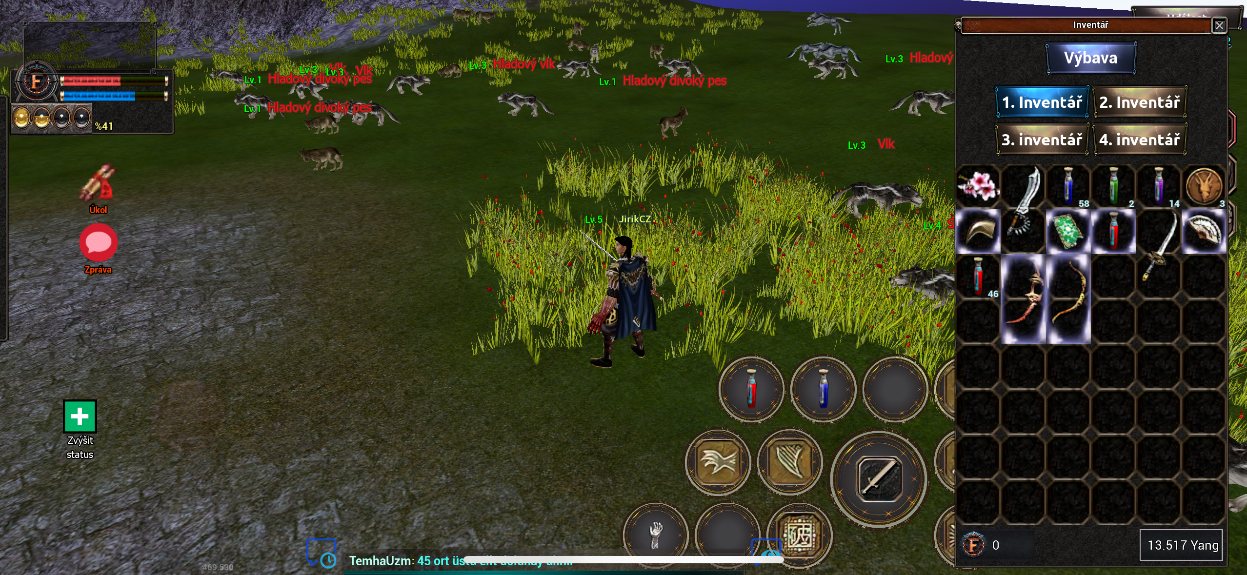 gameplay character inventory screen