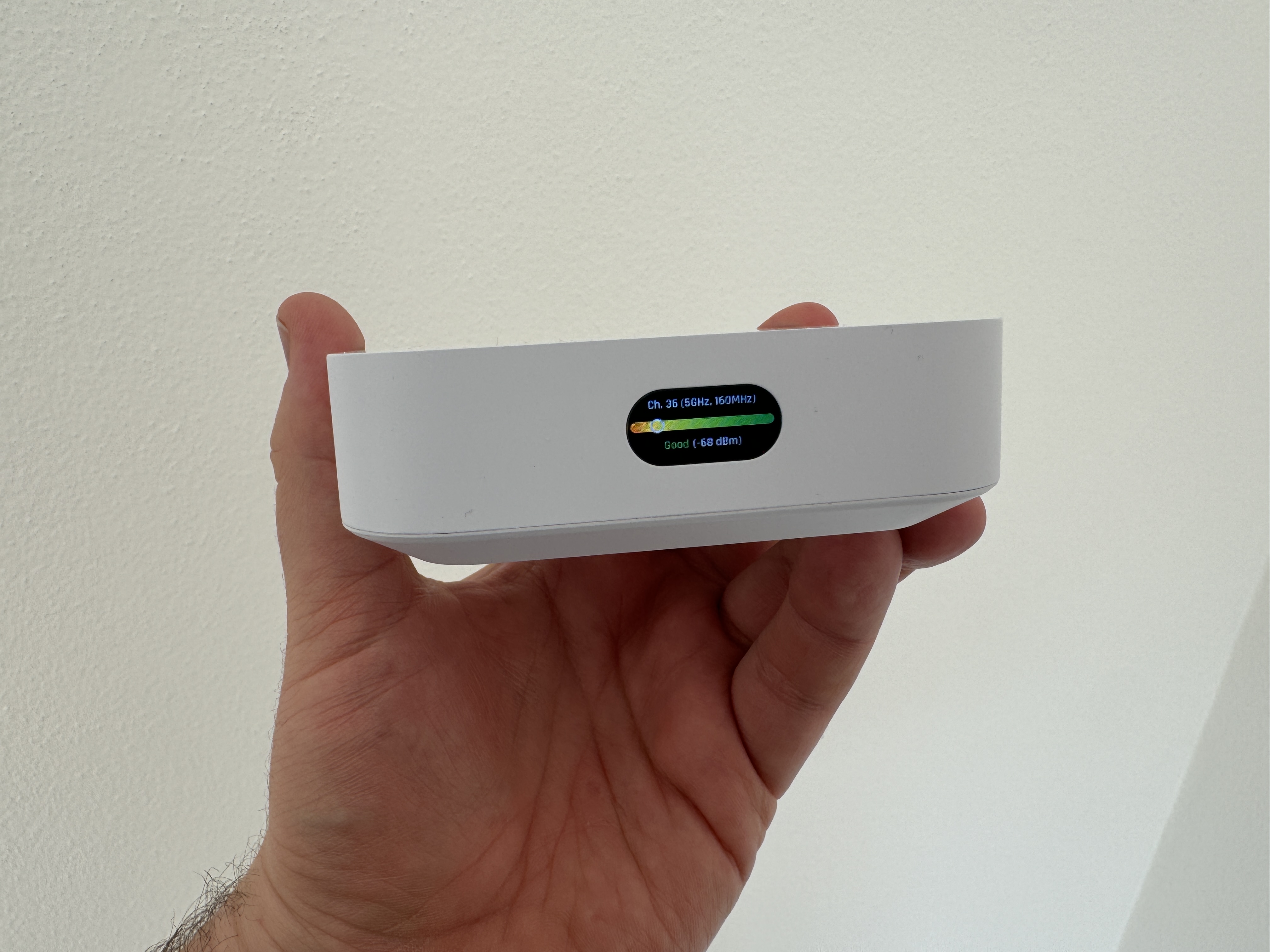 hand holding network device