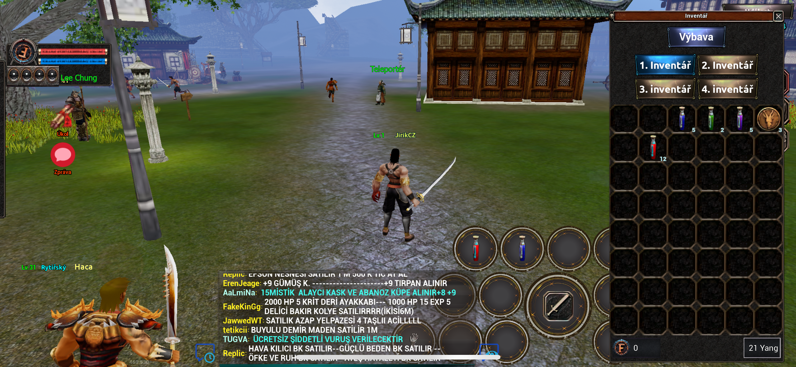 inventory screen rpg game