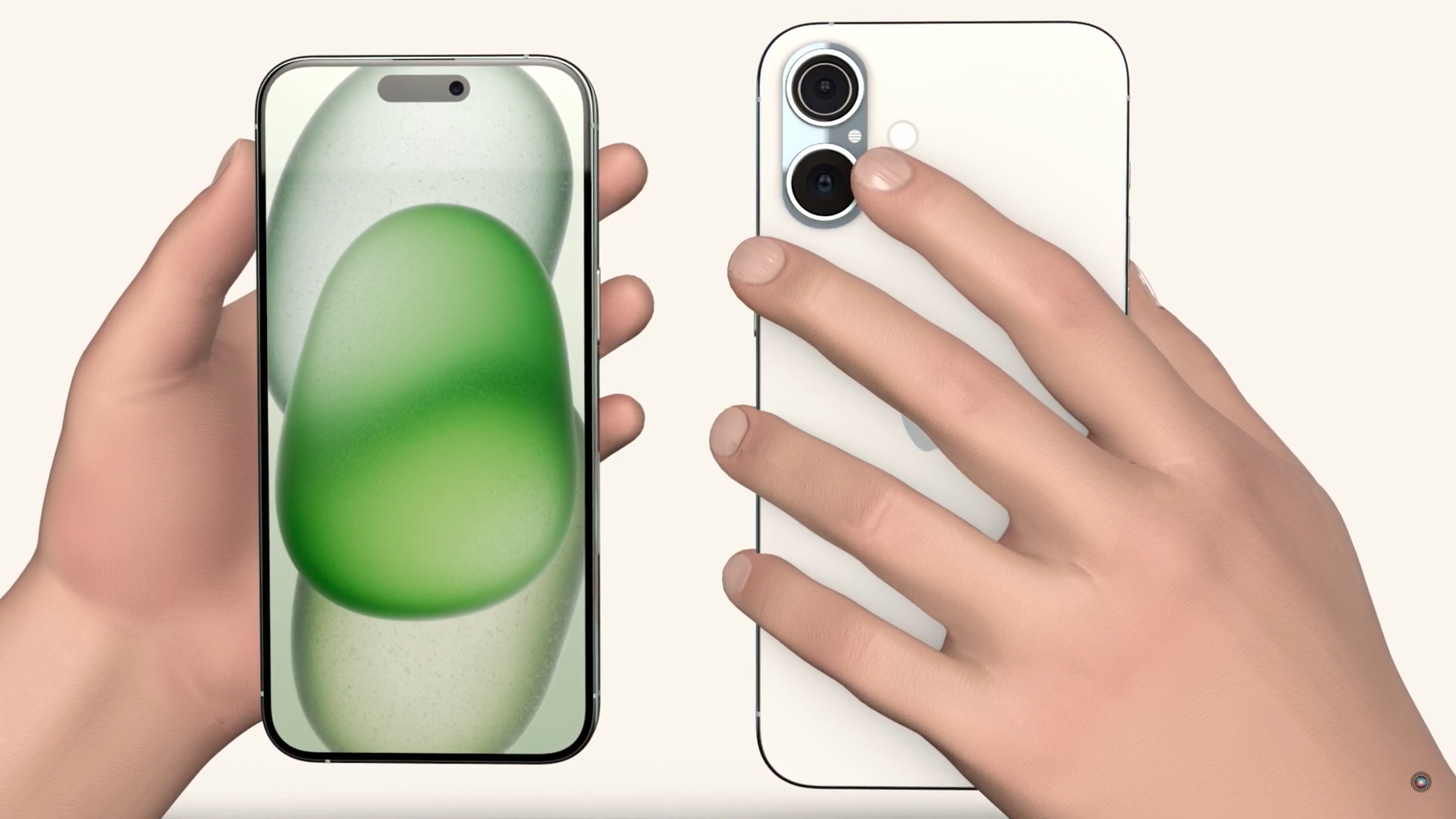 iphone 15 hand holding