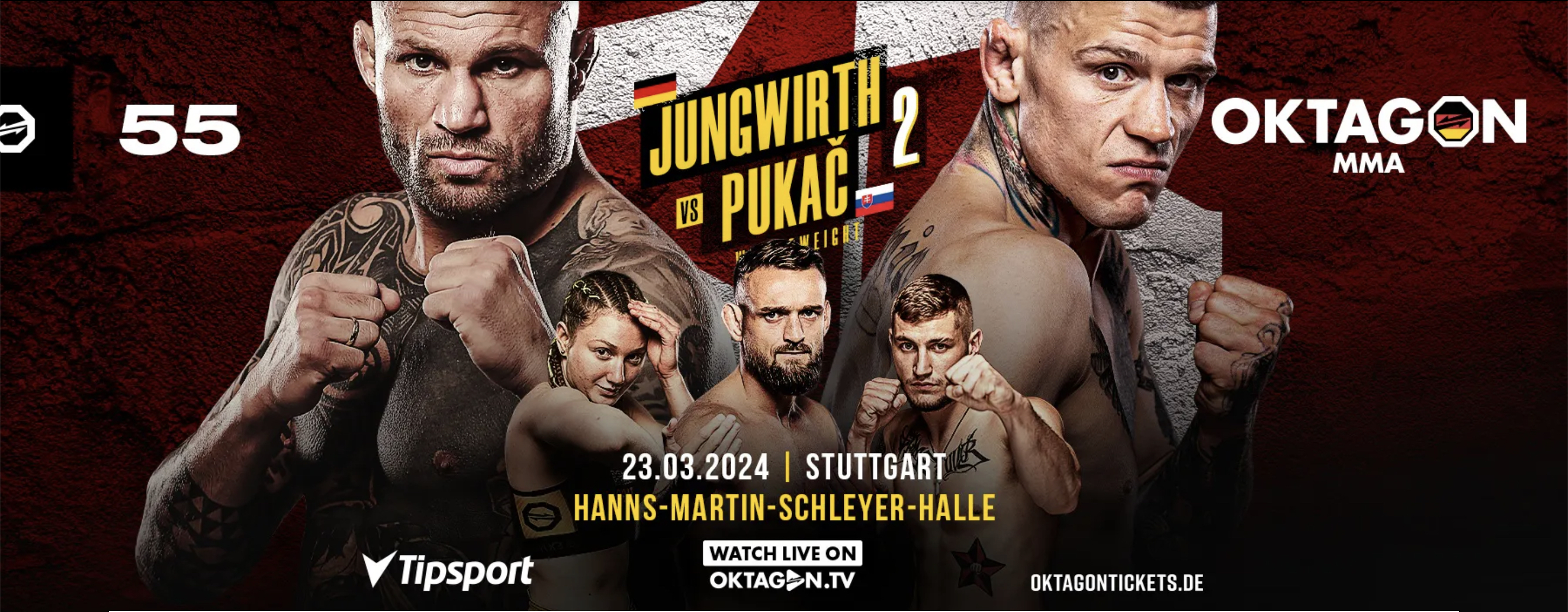 oktagon mma event poster