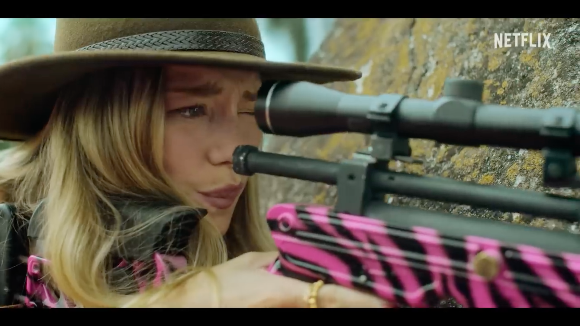 person aiming sniper rifle person aiming sniper rifle