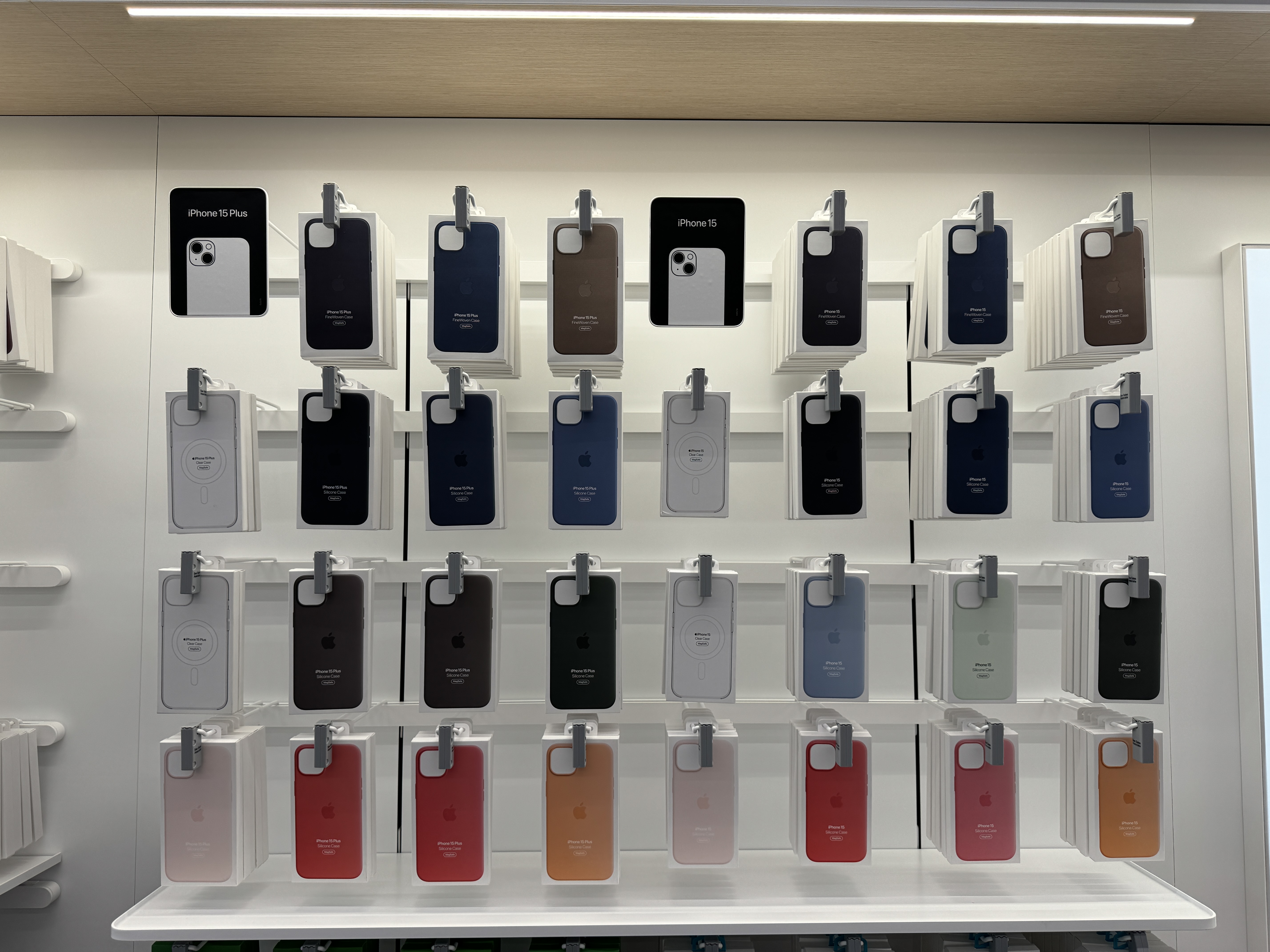 phone cases variety display