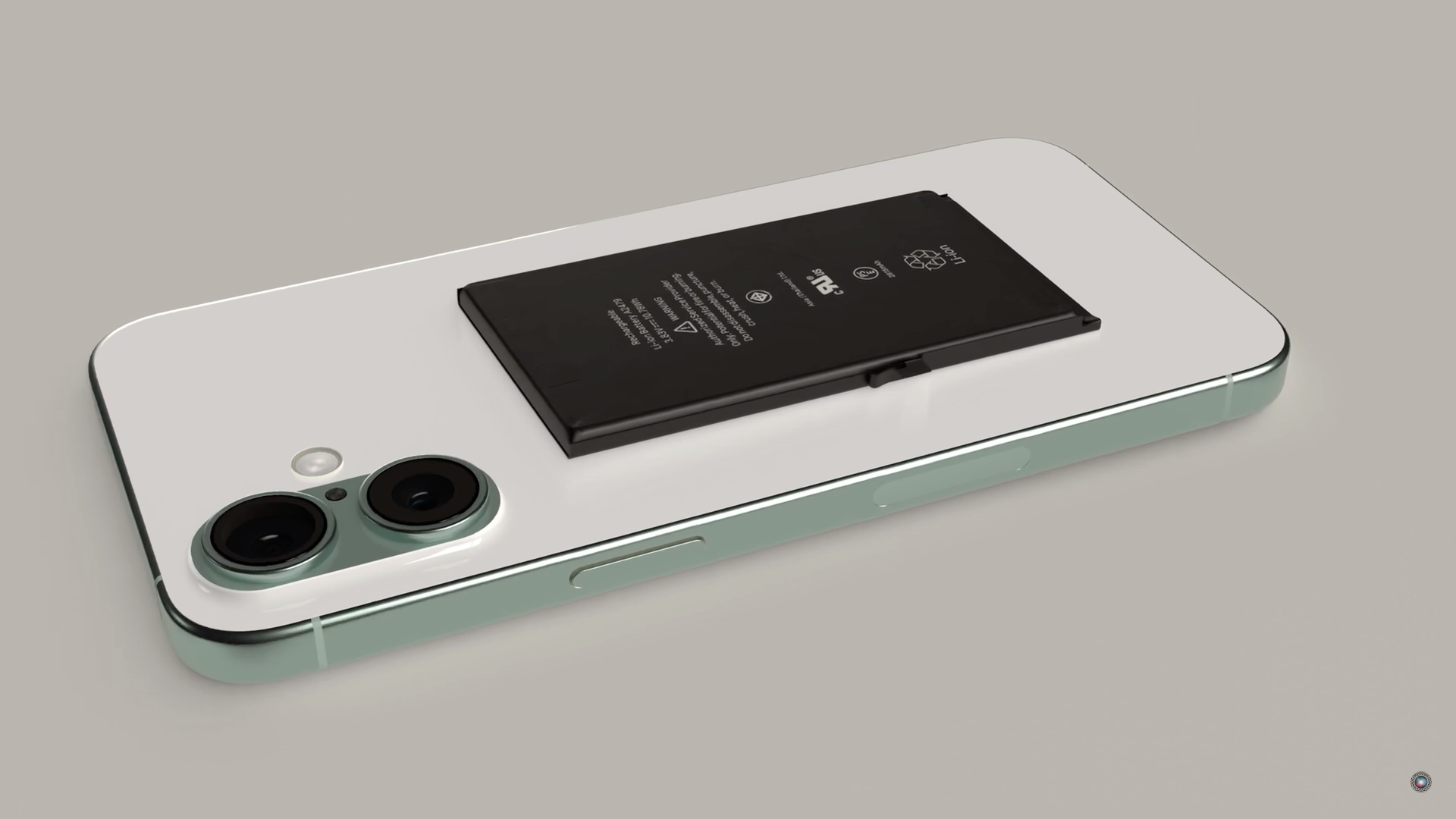 smartphone battery placement