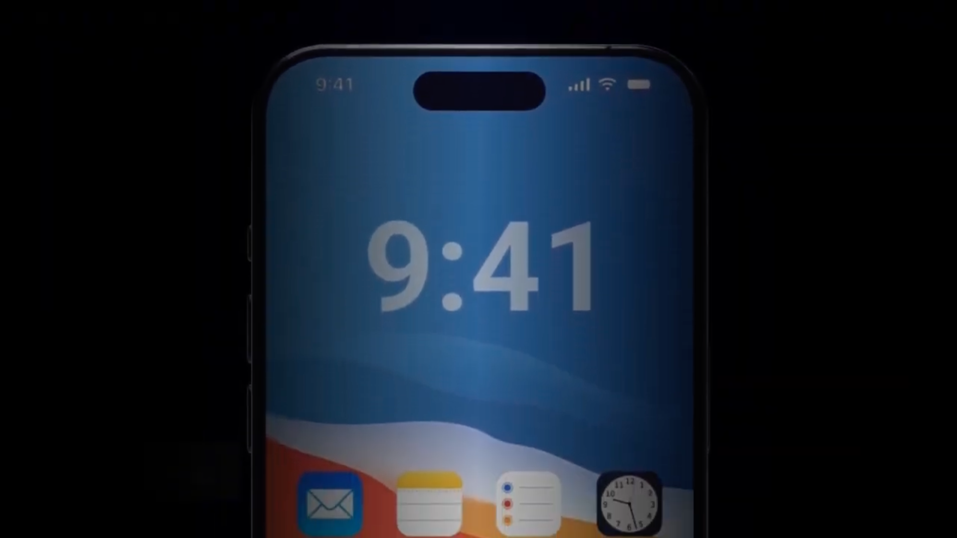 smartphone closeup display