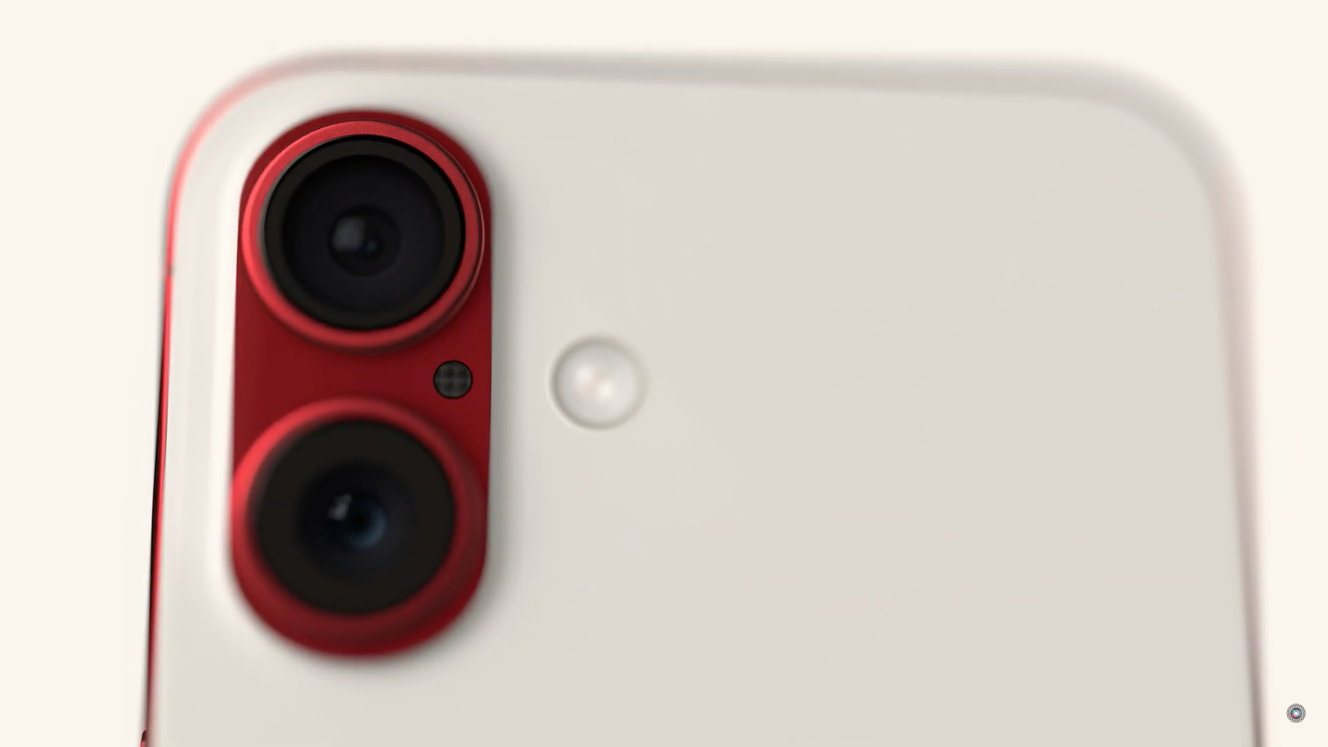 smartphone red camera closeup