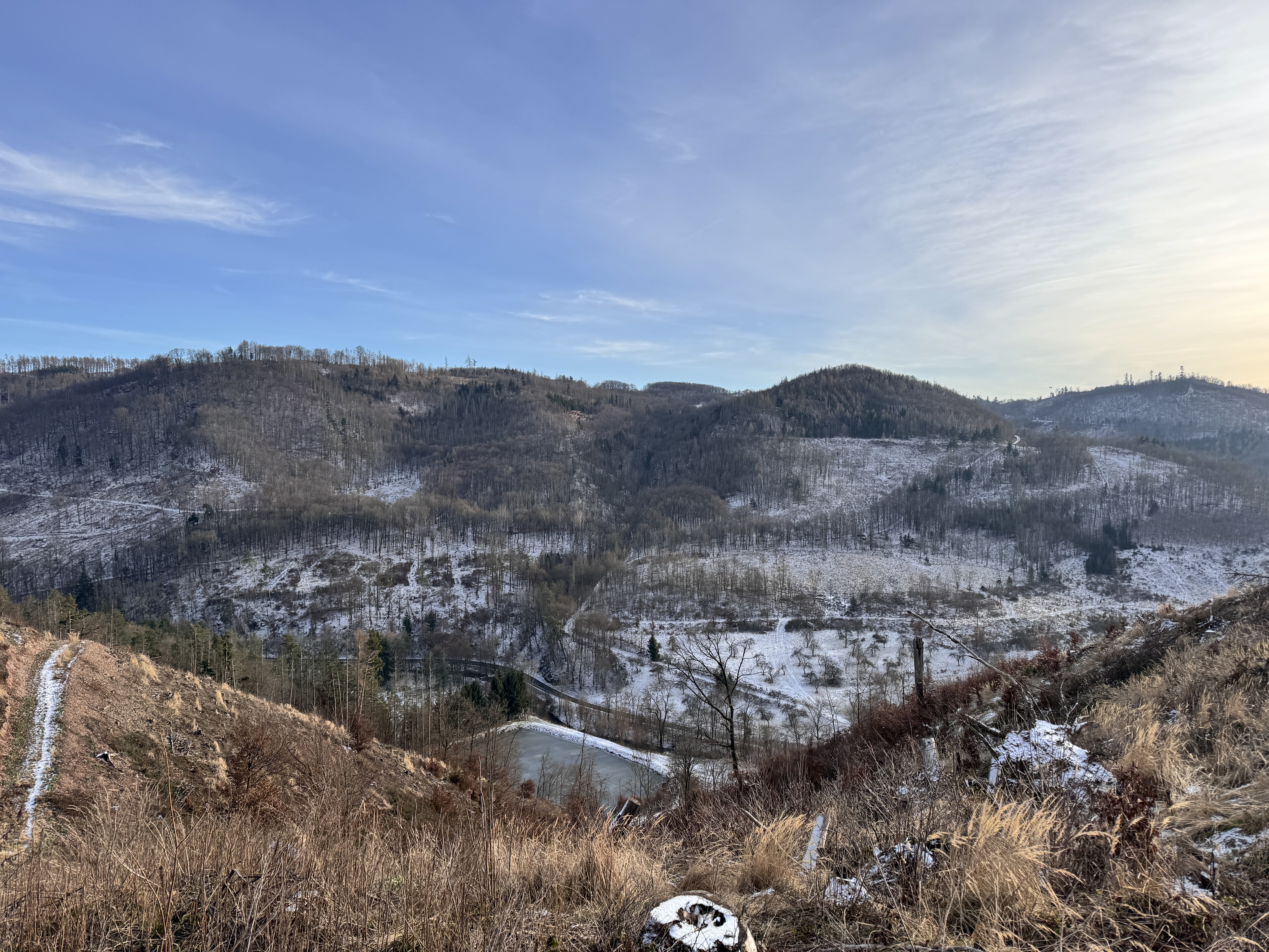 snowy mountain landscape