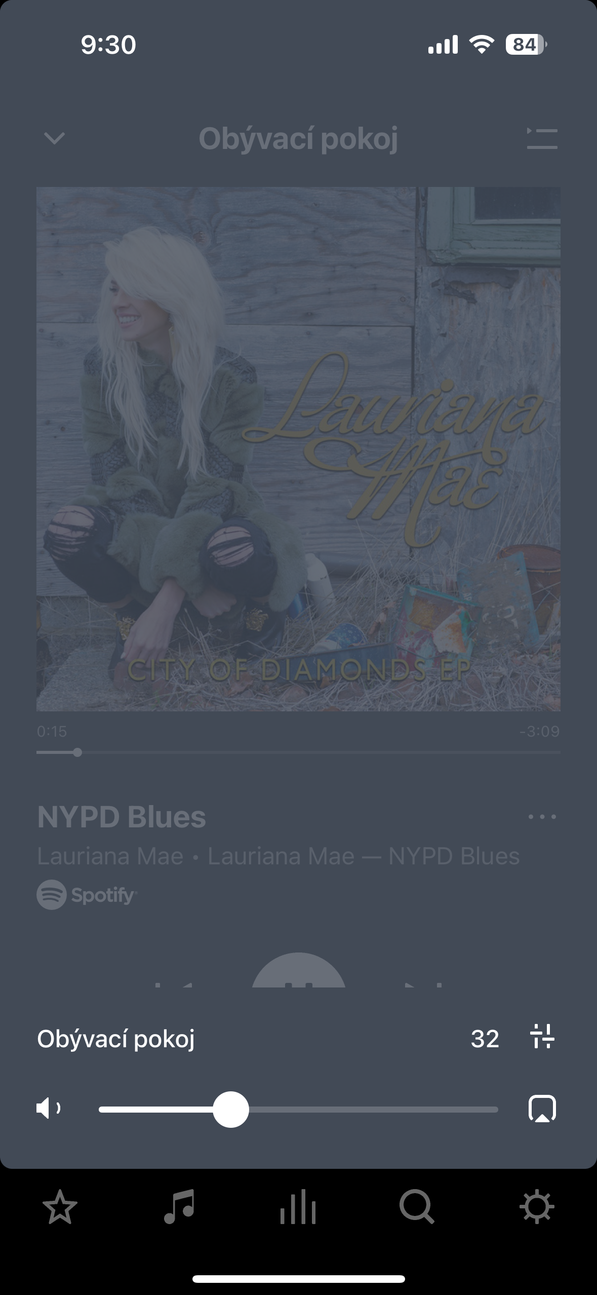 spotify song playing