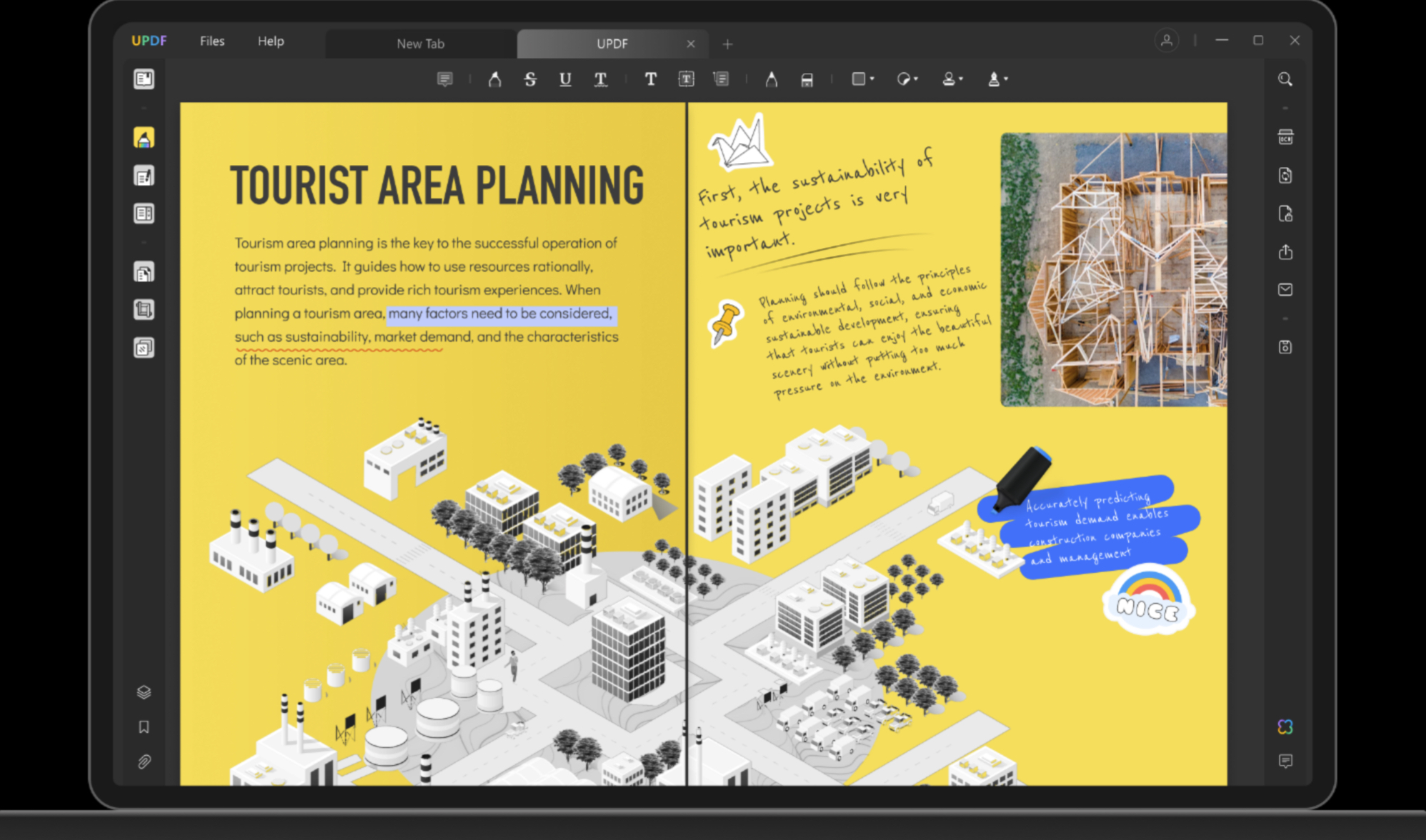 tourist area planning