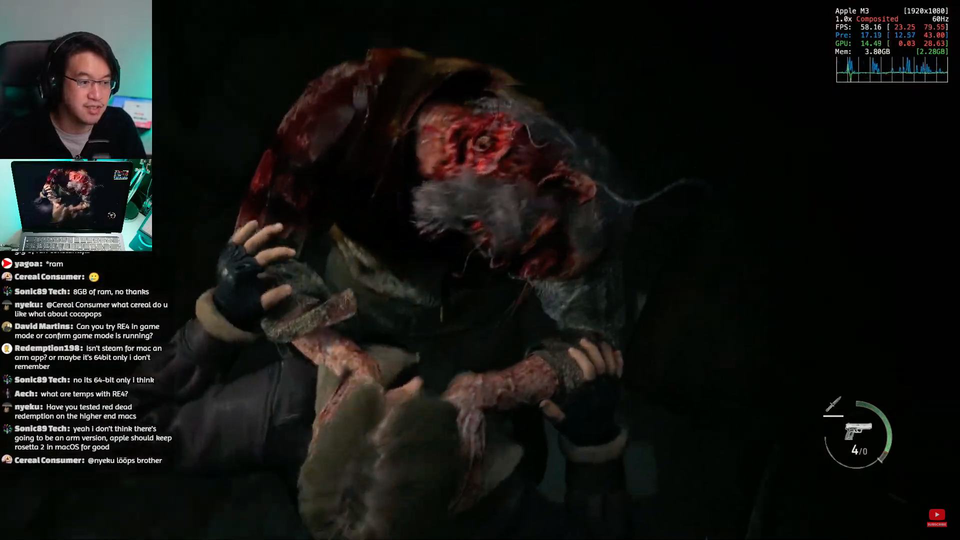 video game streaming scene