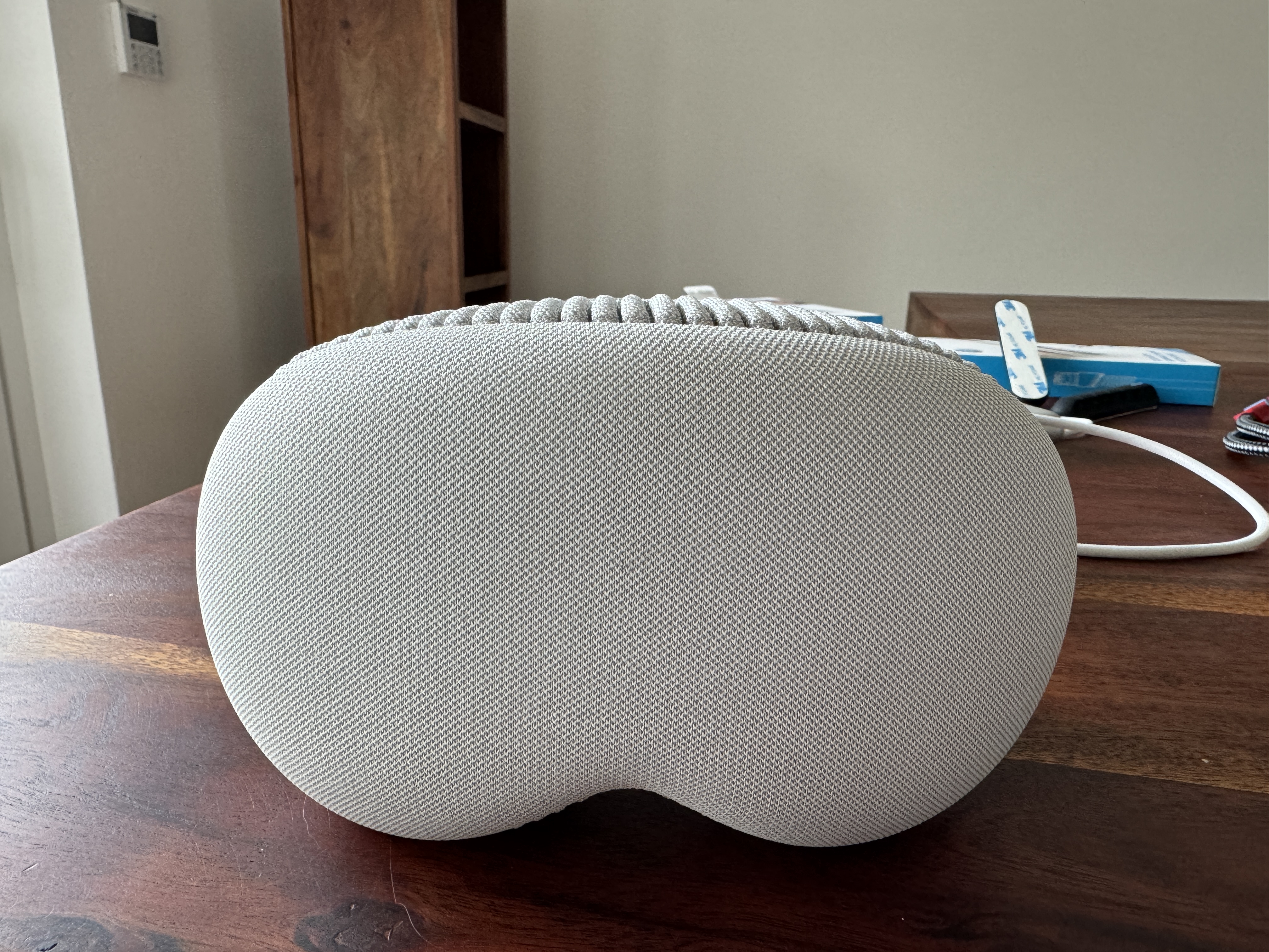 vr headset covered front