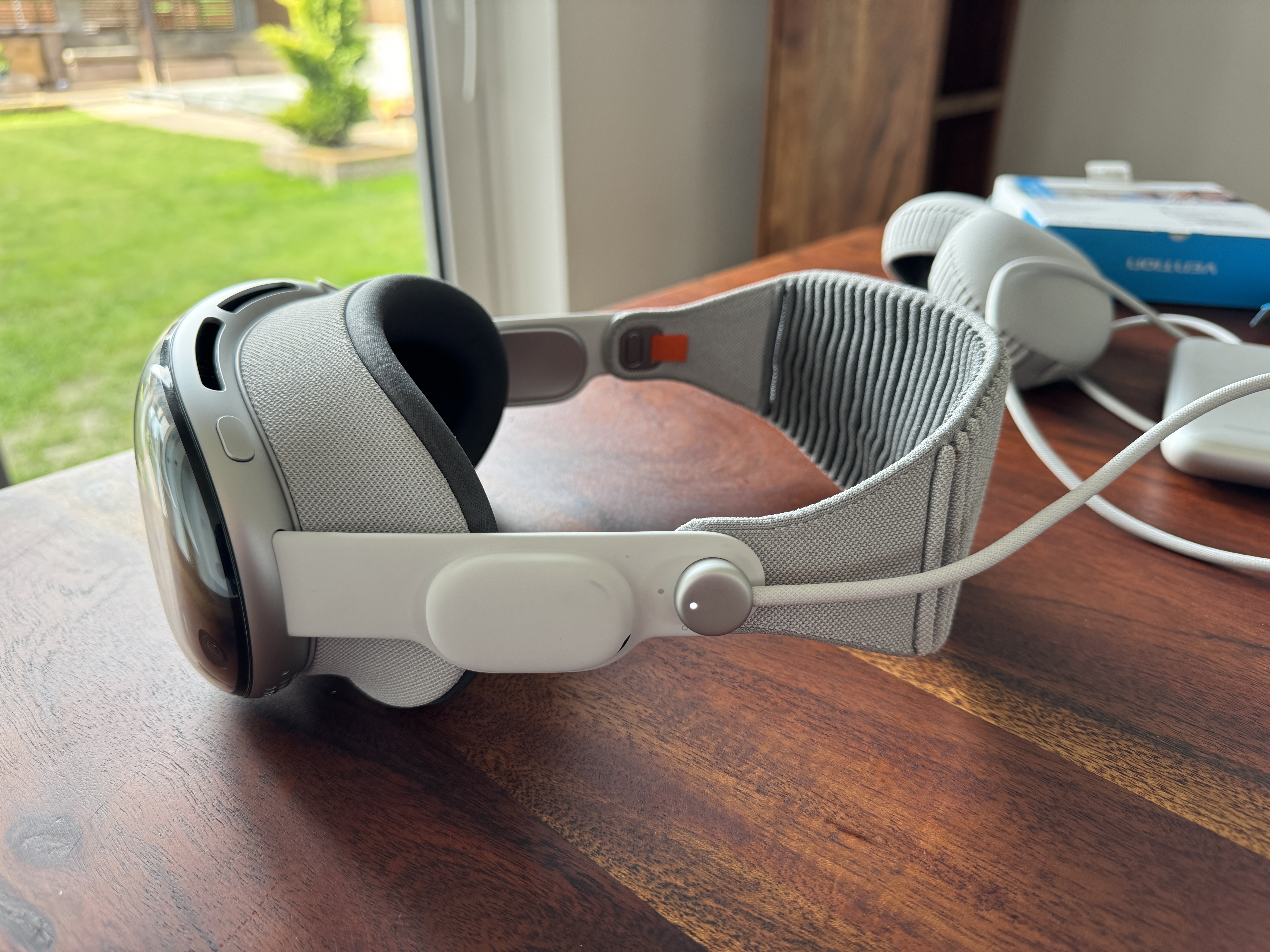 vr headset side view