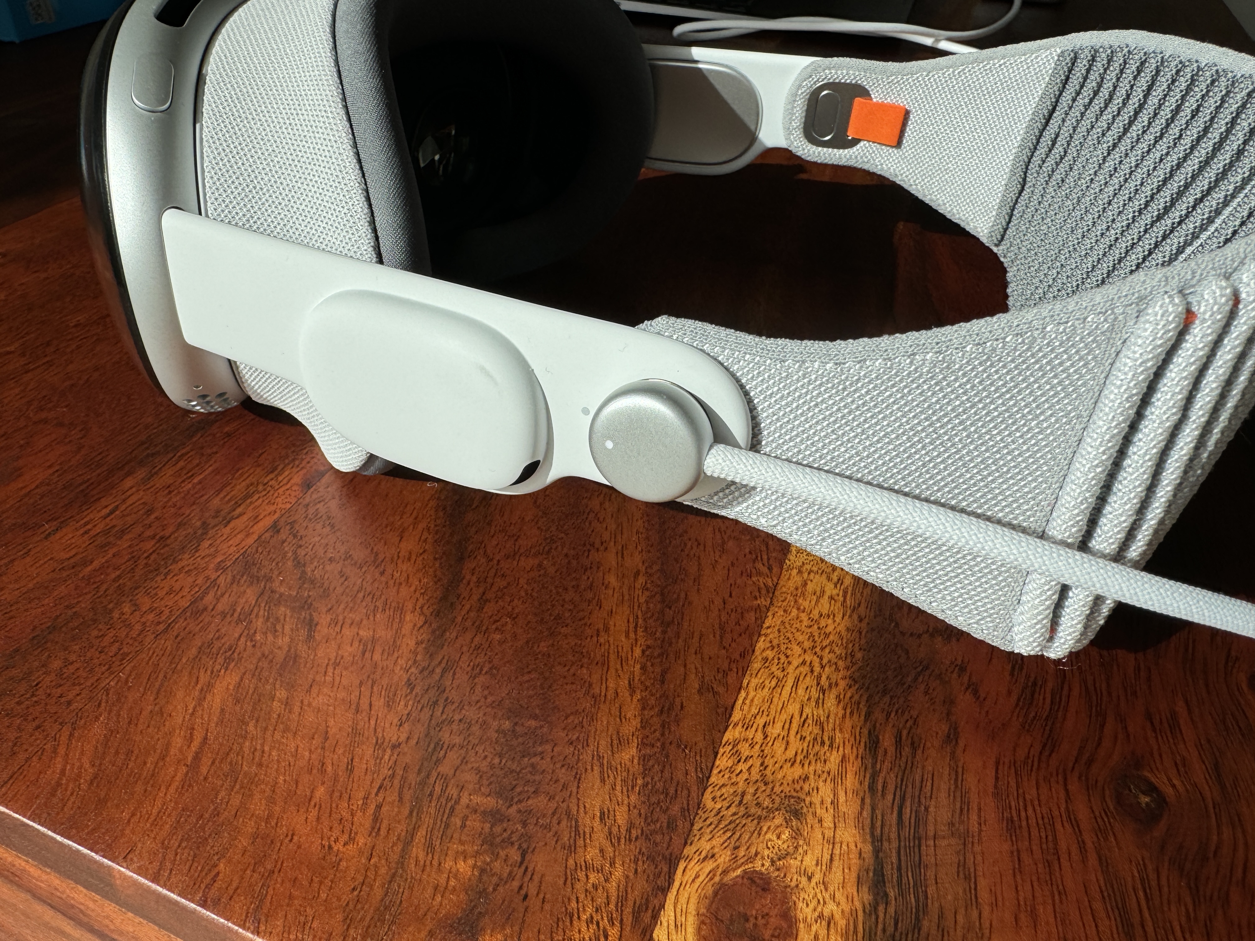 vr headset top view