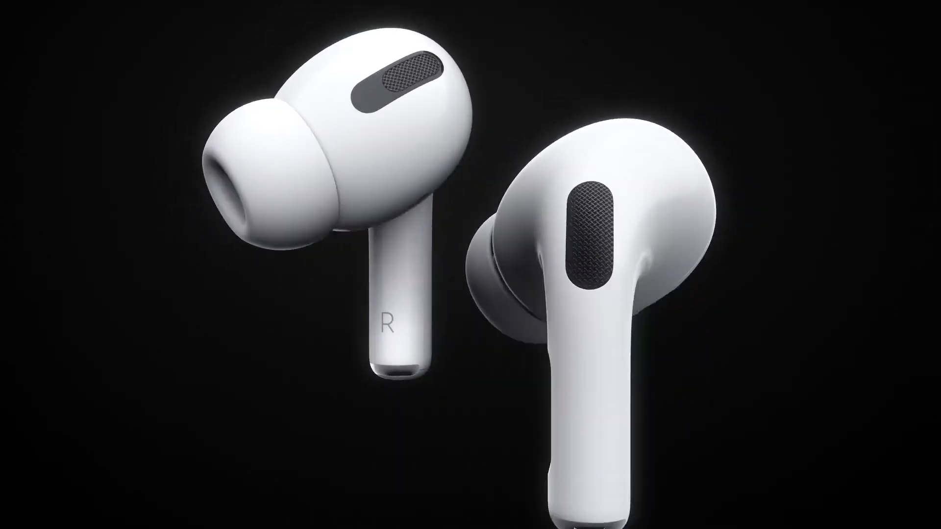 airpods pro black background
