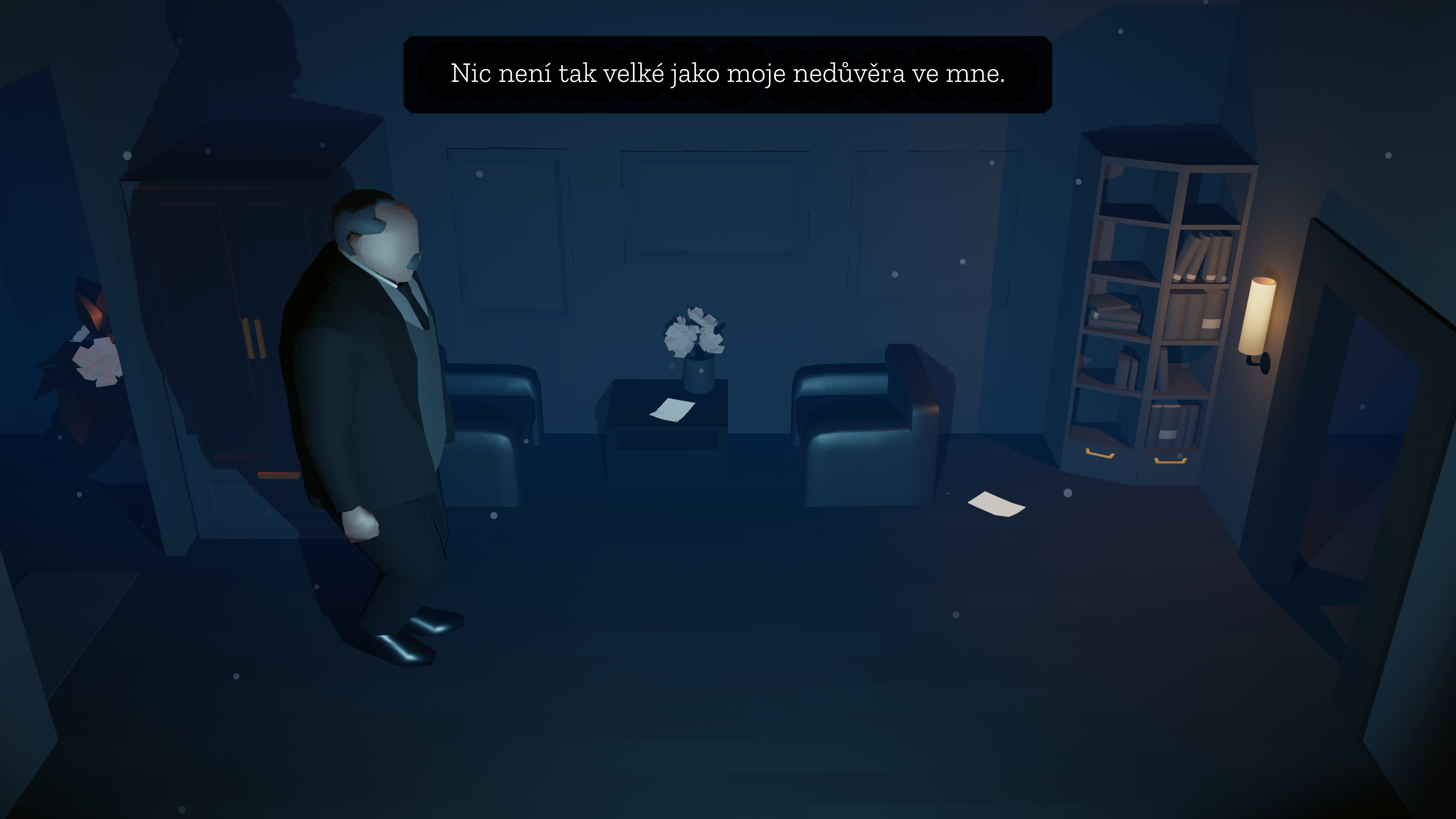 animated office scene