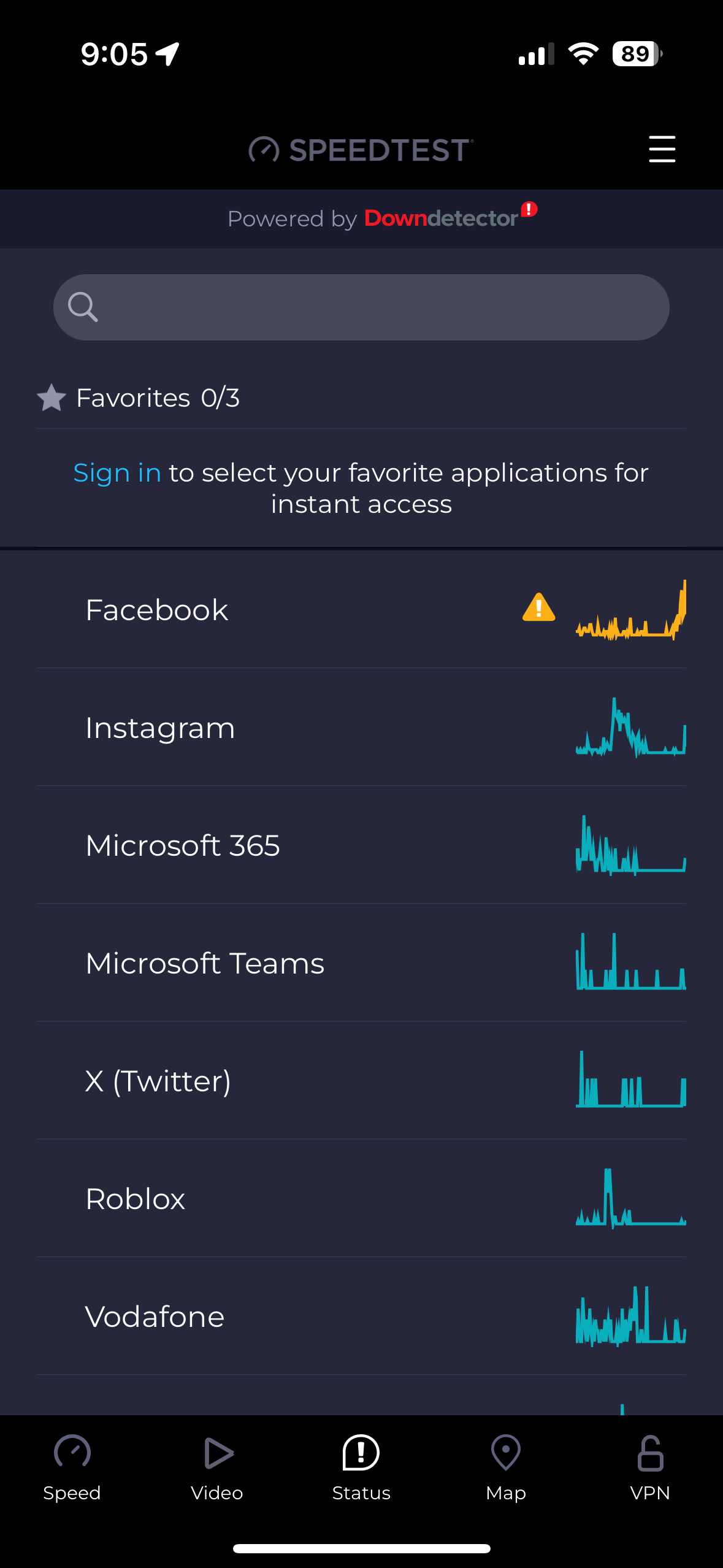 app status dashboard