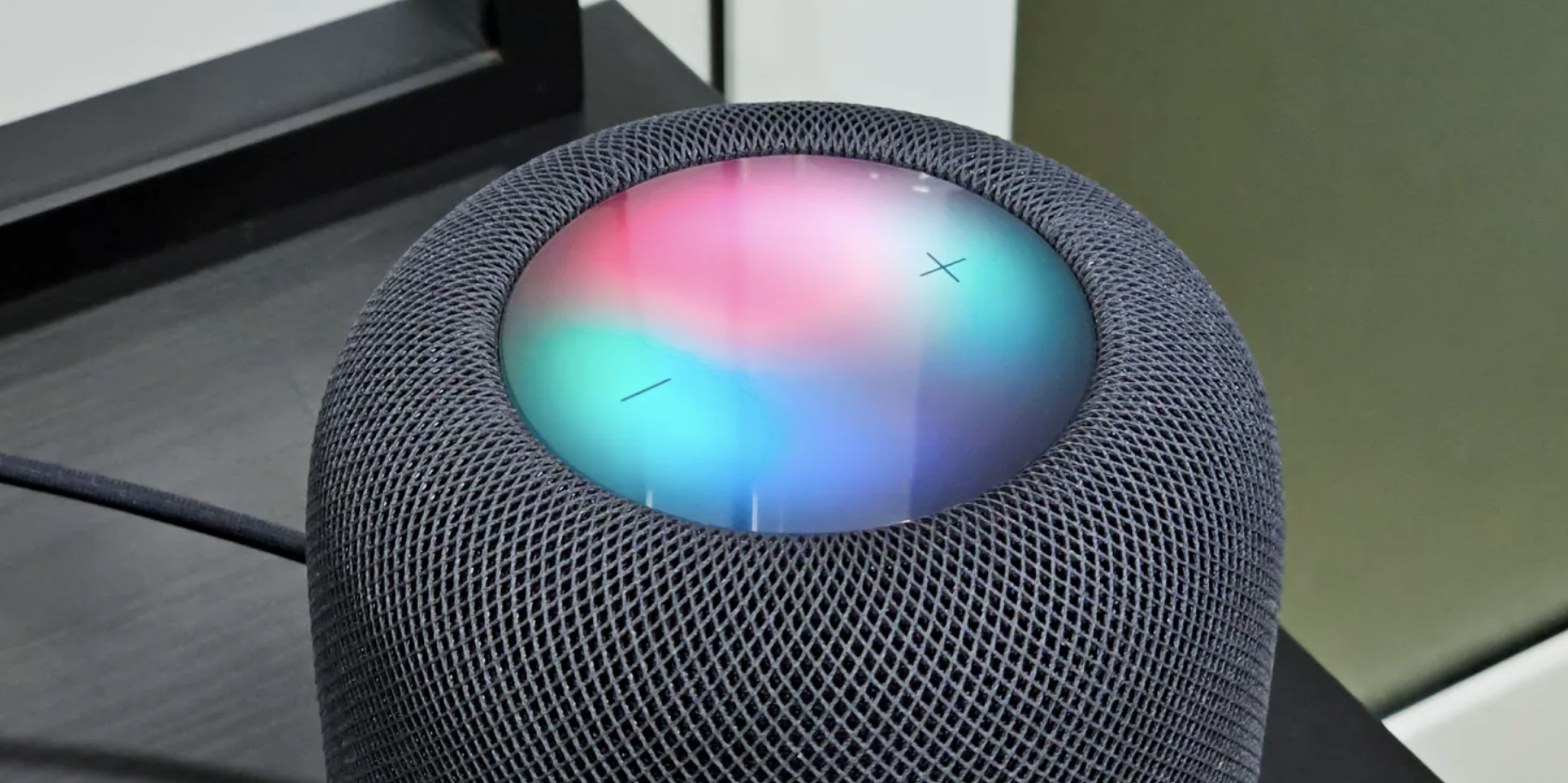 apple homepod top view