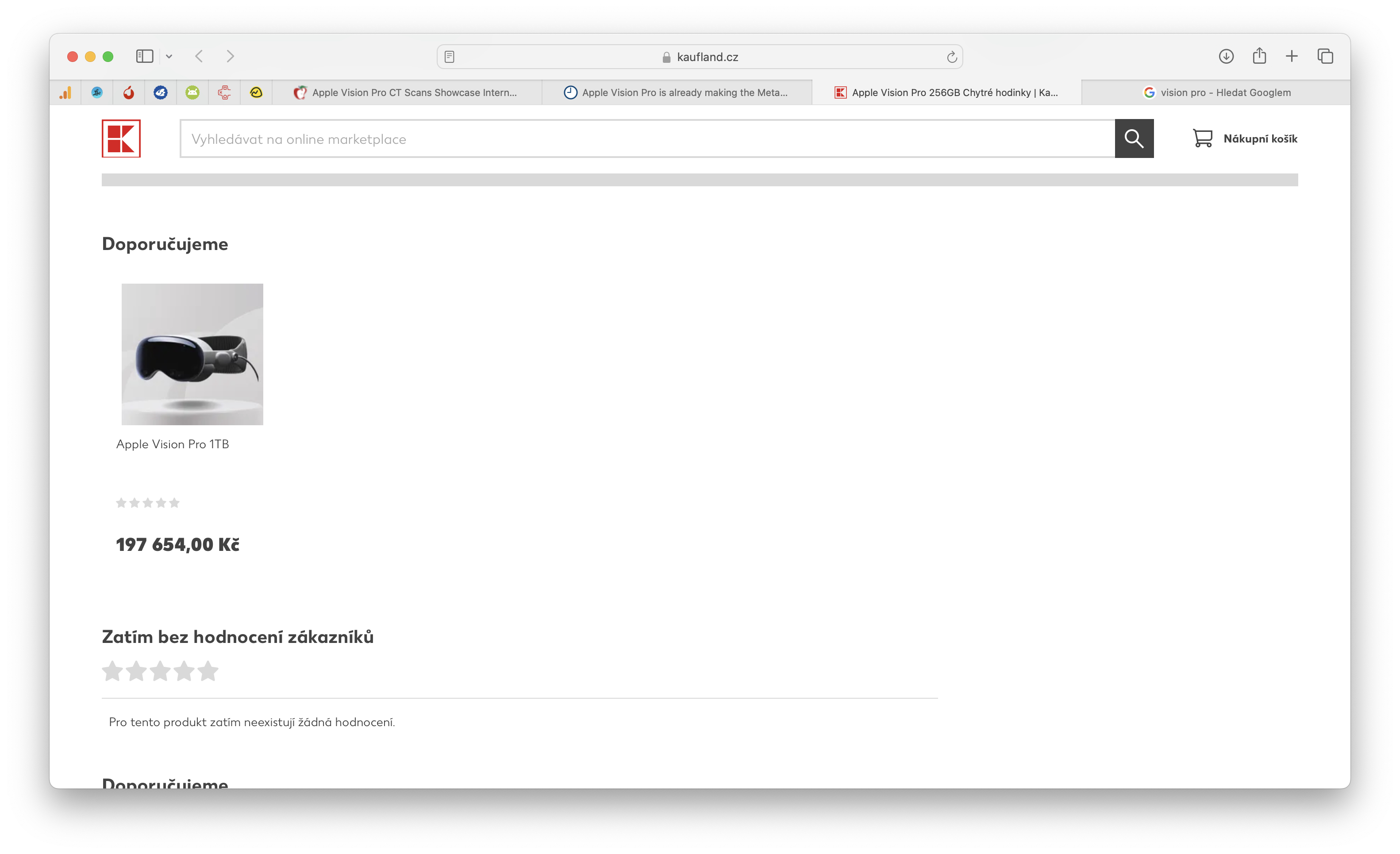 apple vision pro price page
