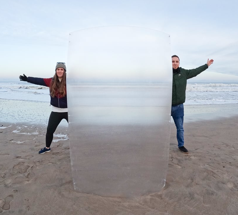 beach invisibility shield demo