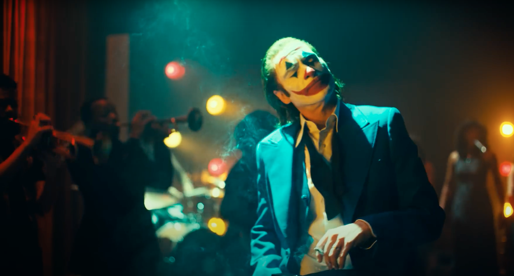 clown performance on stage