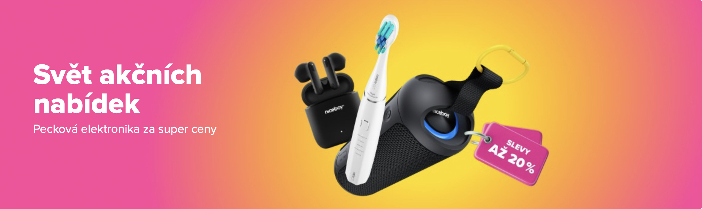 electronics discount banner