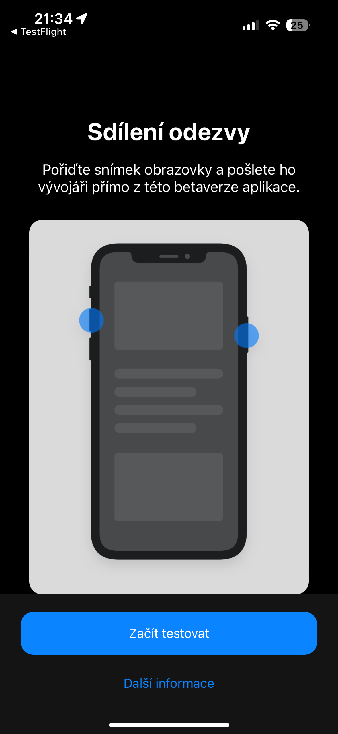 feedback sharing screen