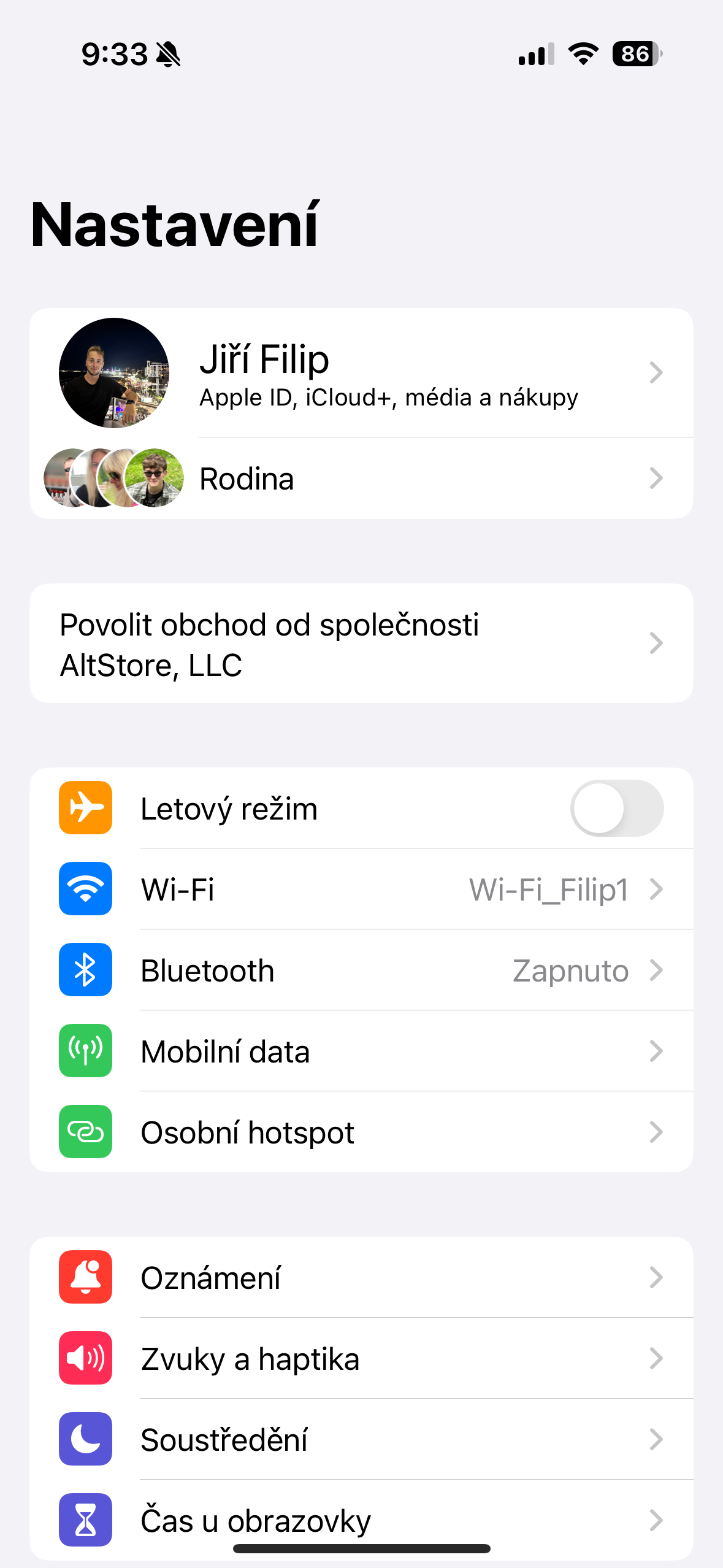iphone settings altstore permission