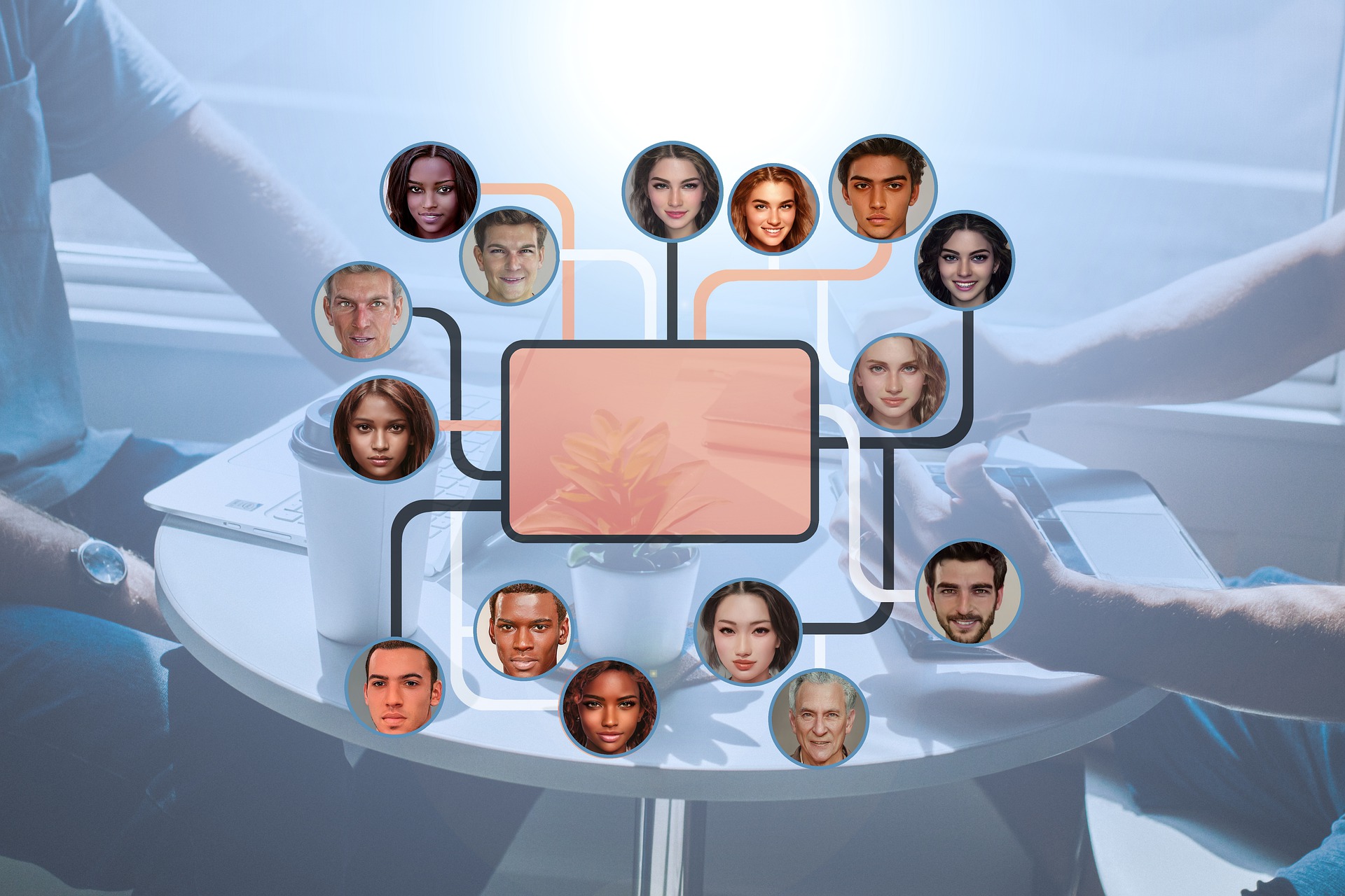 network social media chat pixa