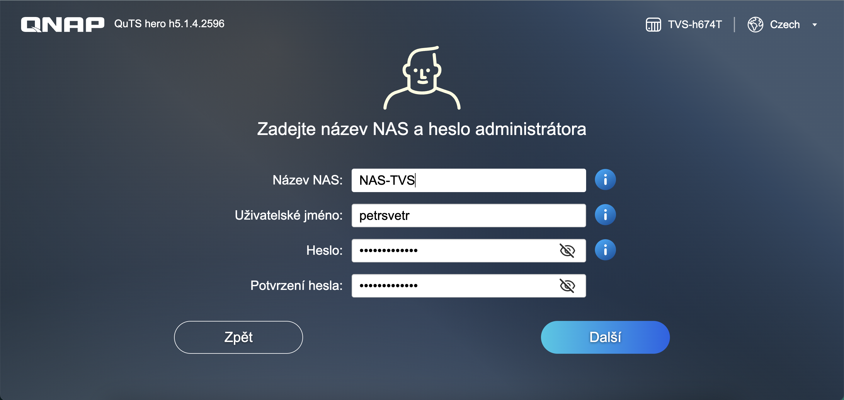 qnap nas admin setup