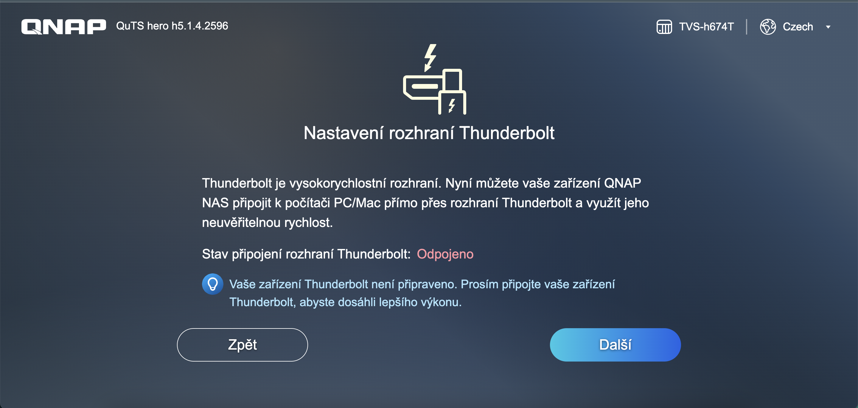 qnap thunderbolt interface
