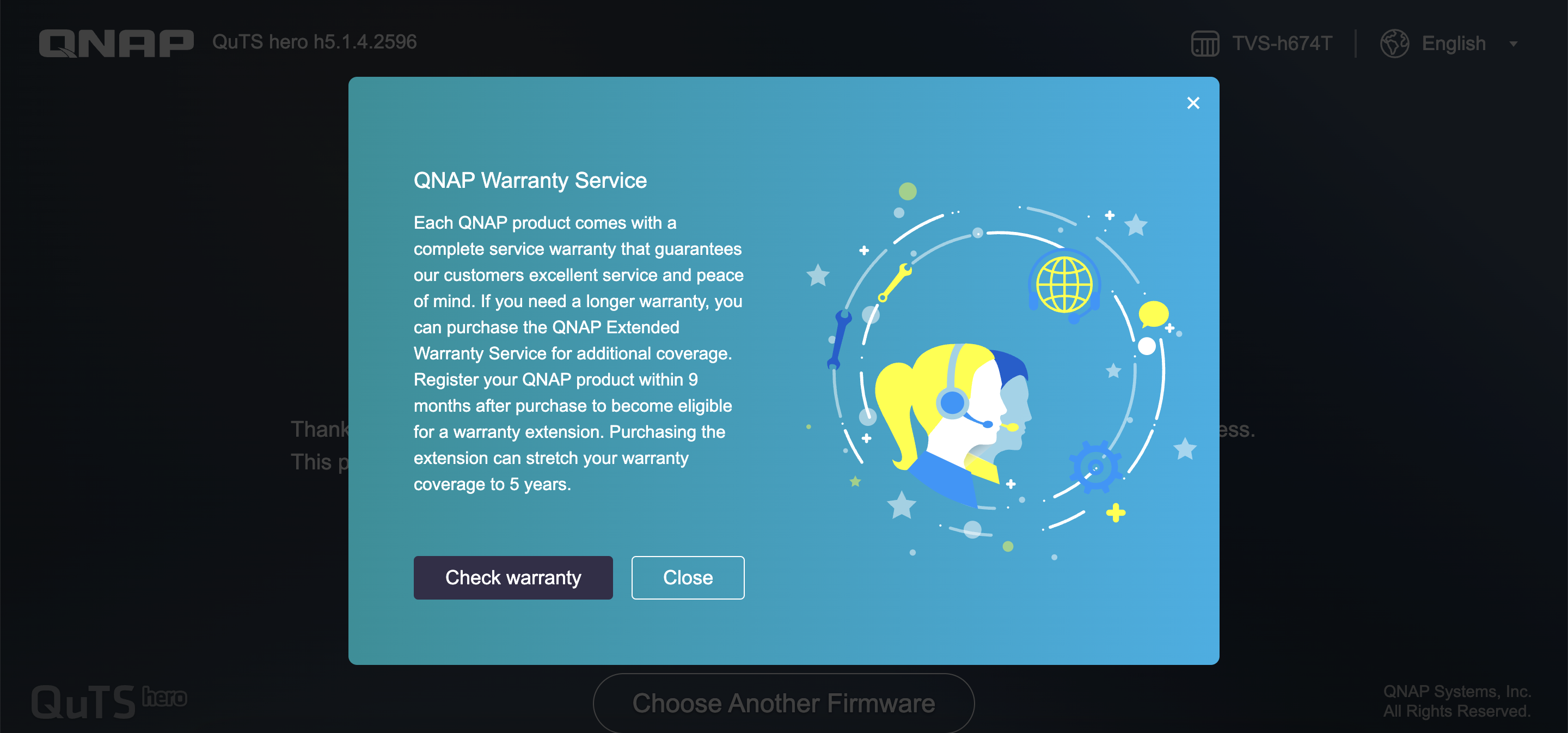 qnap warranty service