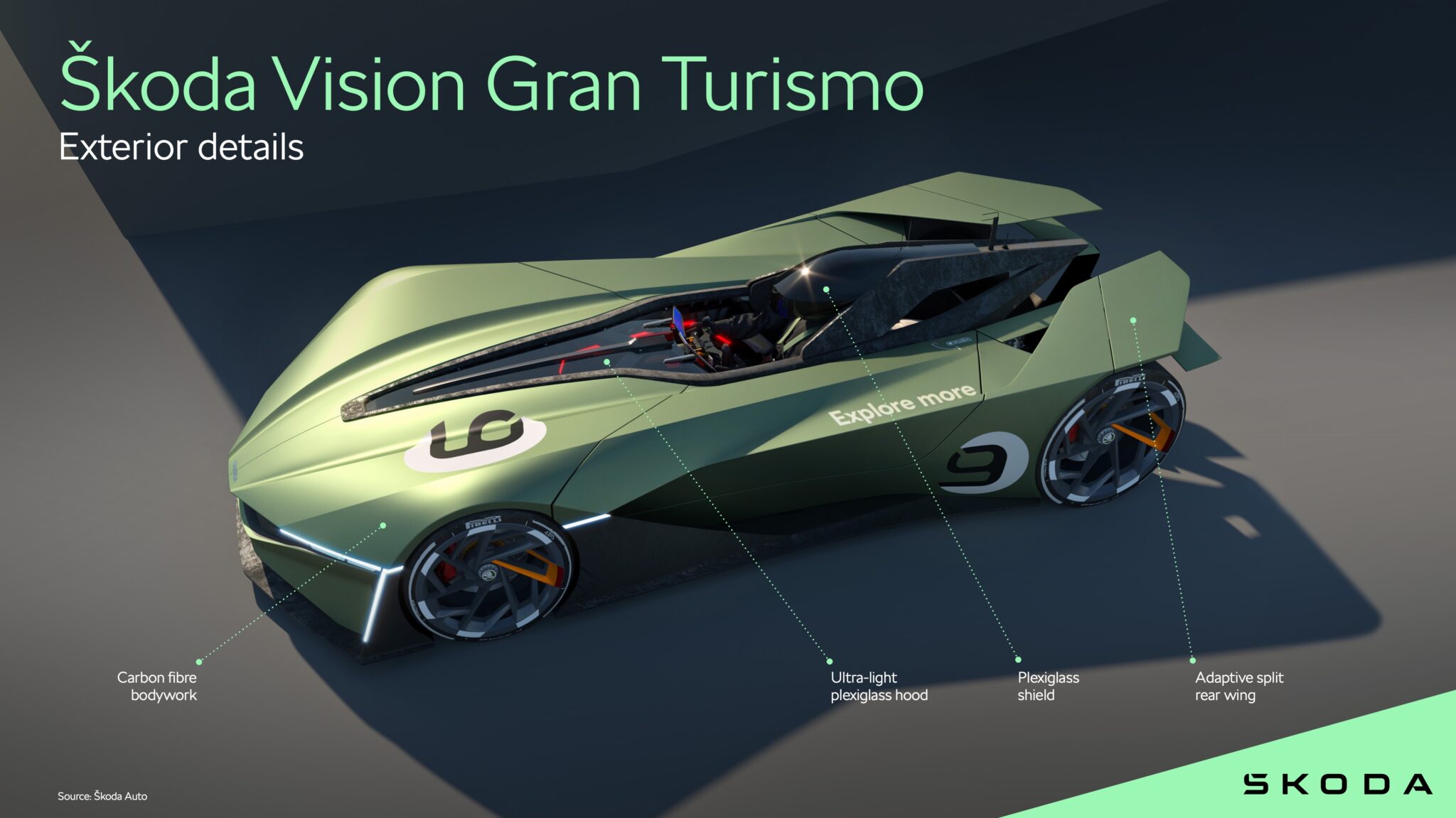 skoda vision gran turismo exterior