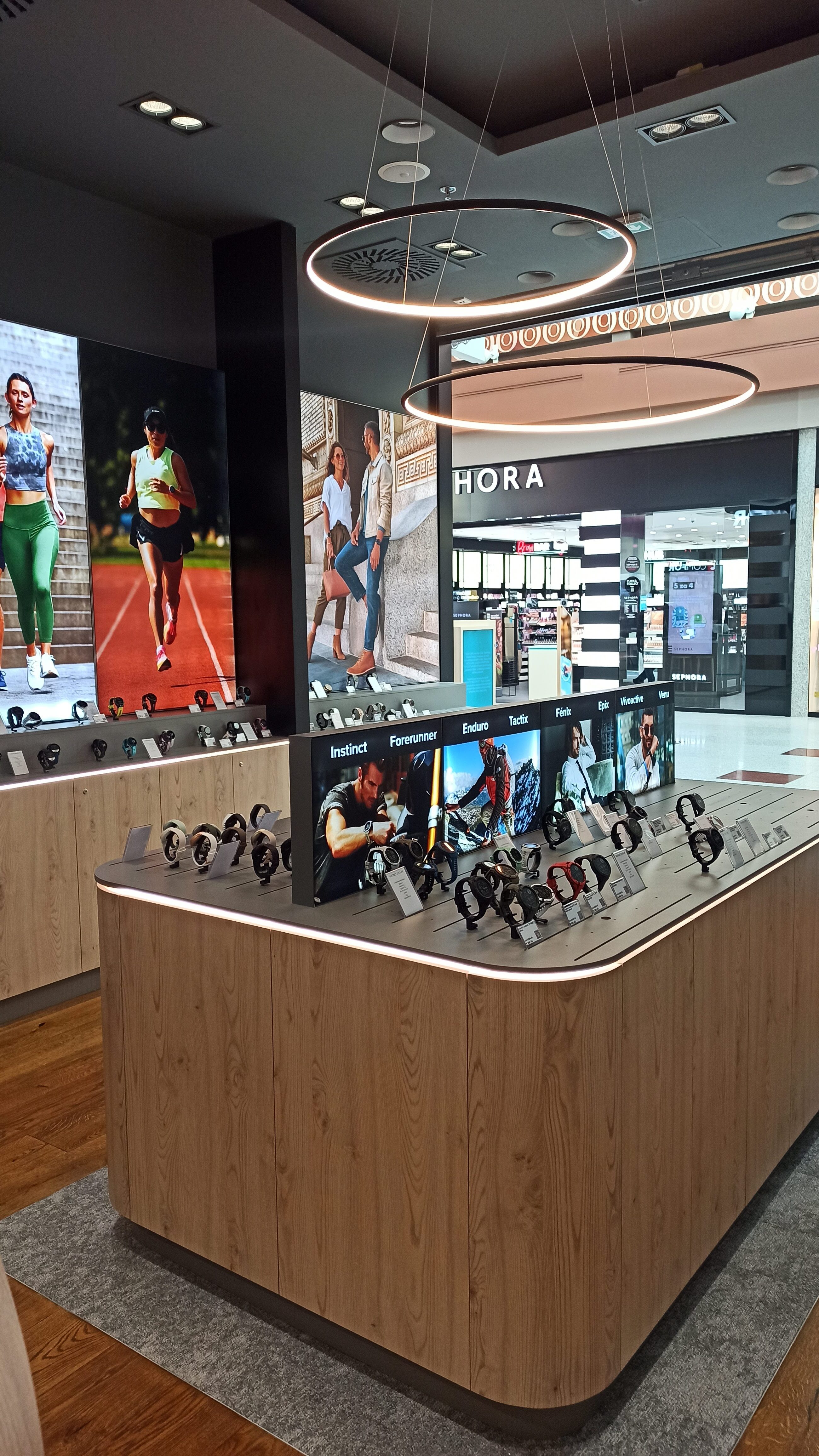 smartwatch store interior