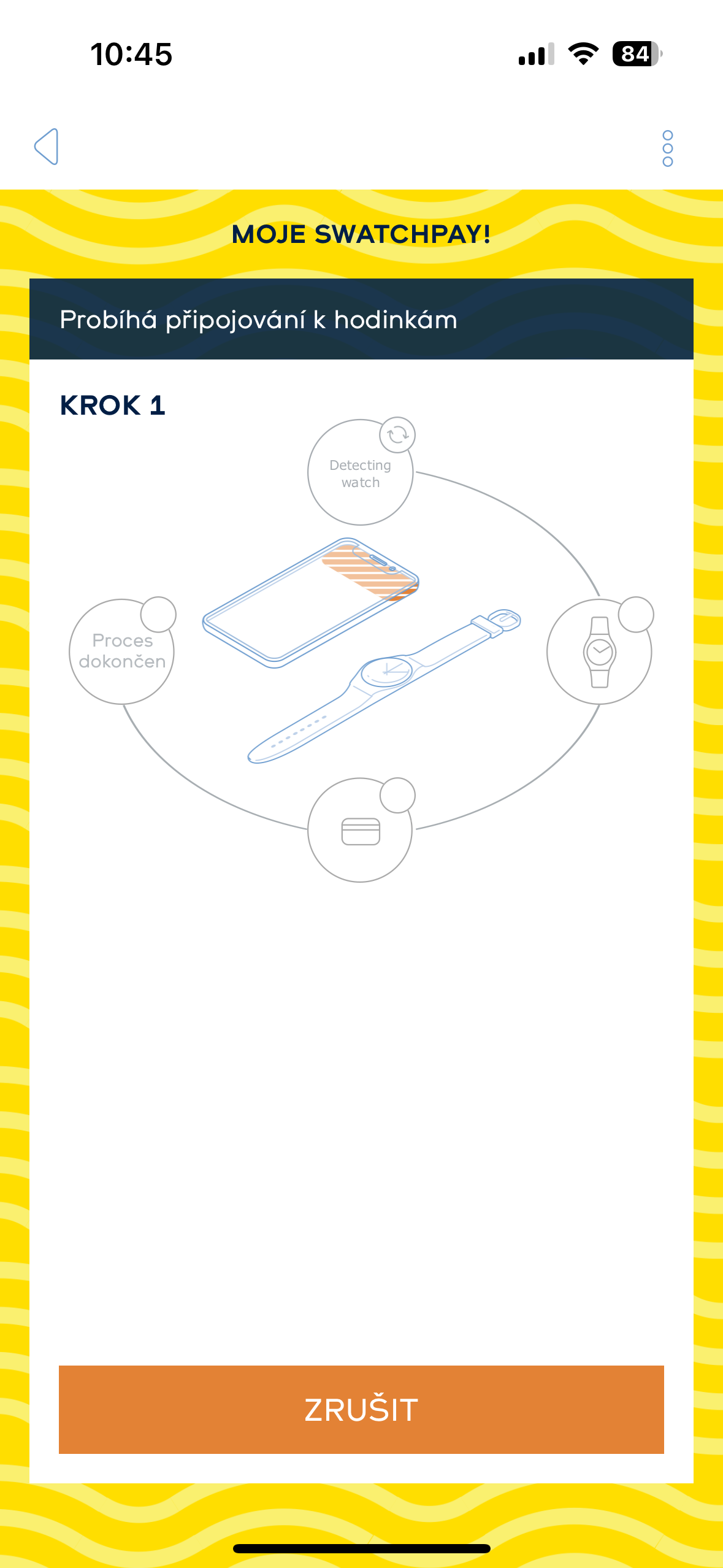 swatchpay connection process