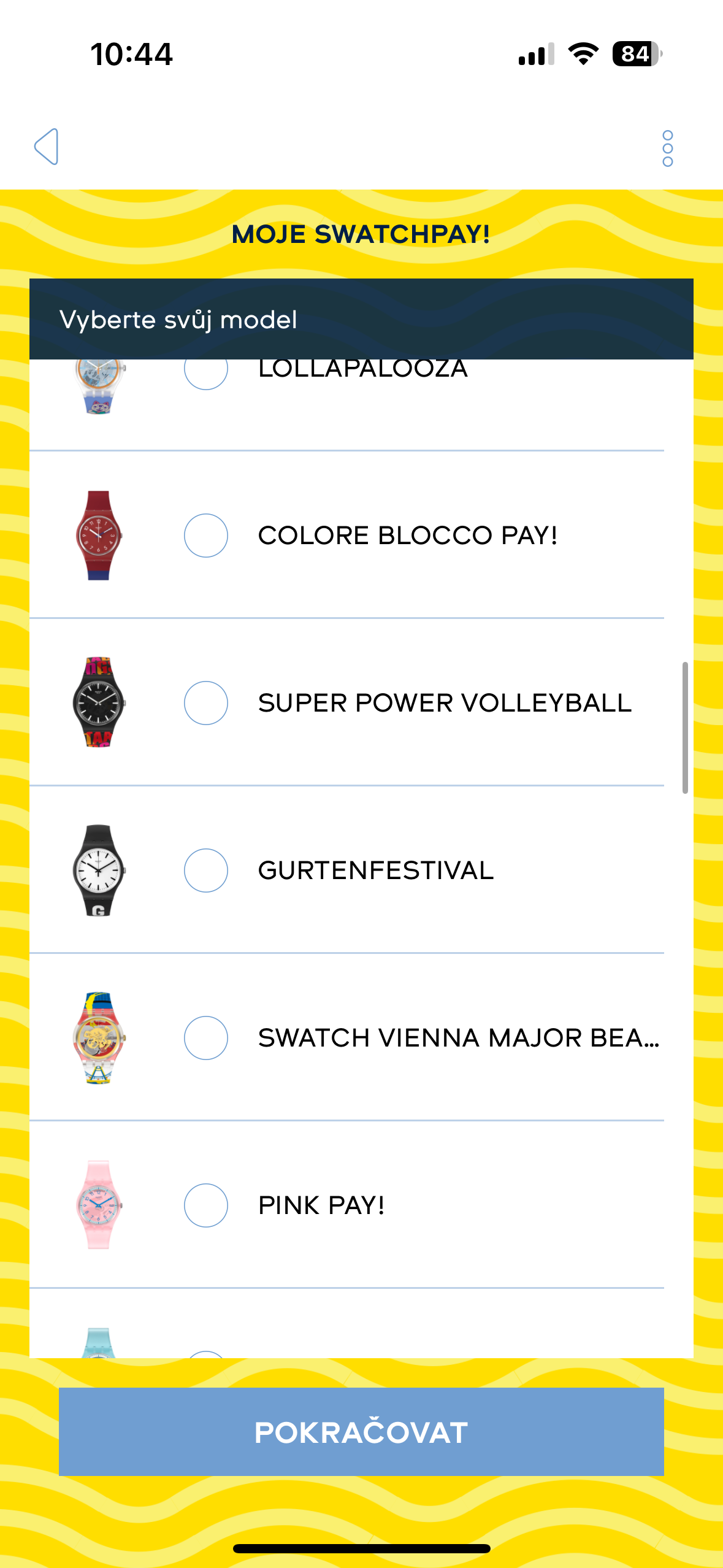 swatchpay watch options