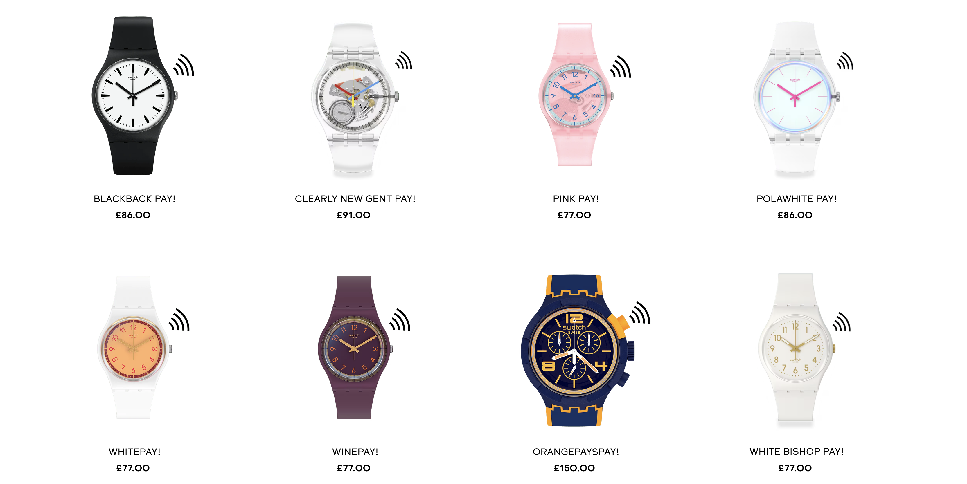 variety of watches