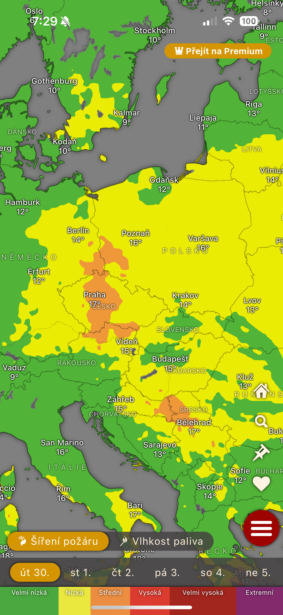 windy fire spread map