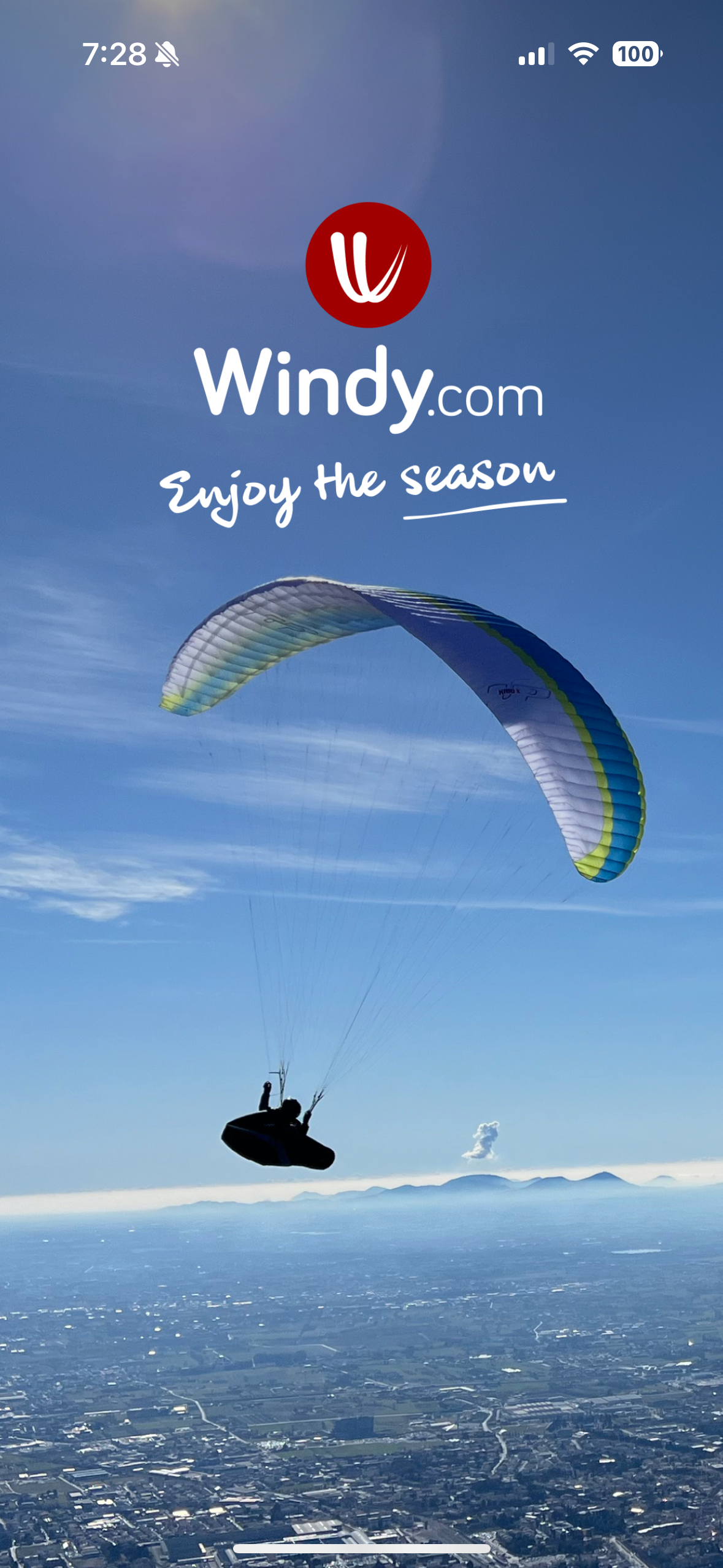 windy paragliding promo