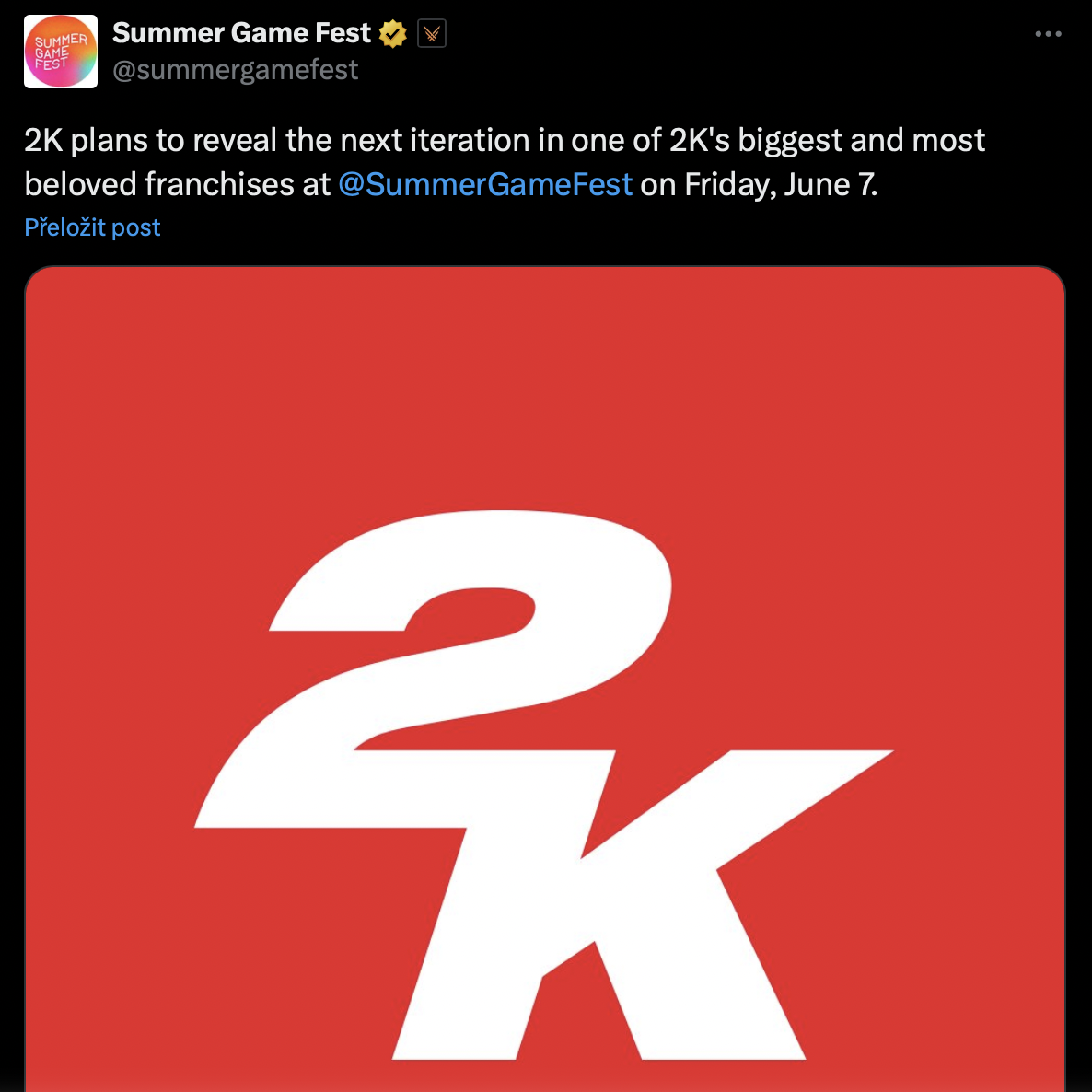 2k game announcement