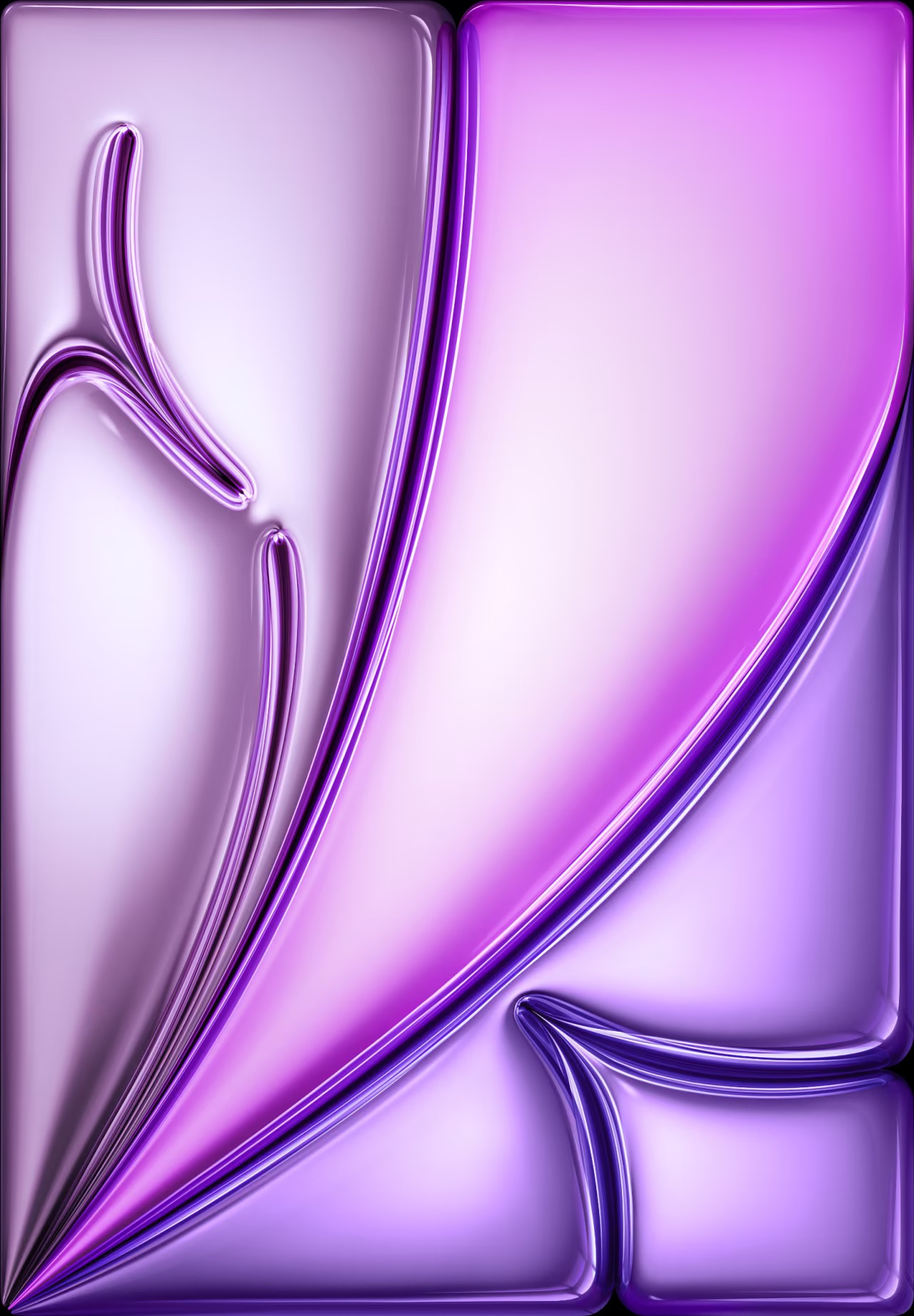 abstract metallic design purple