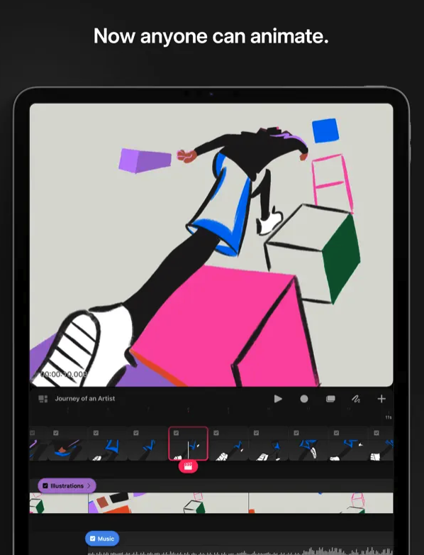 animation app drawing tools