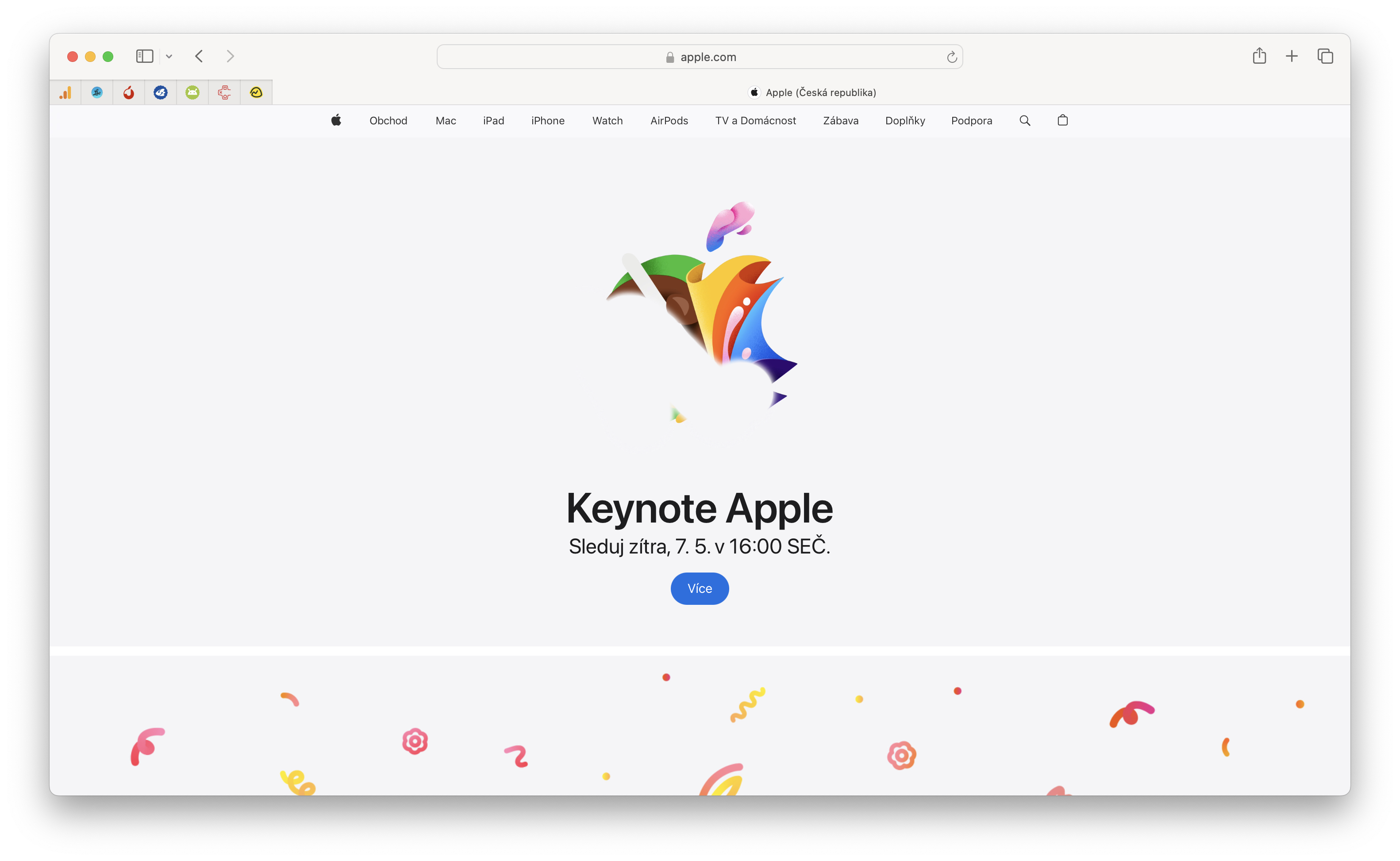 apple keynote colorful logo