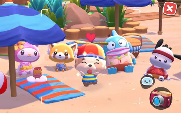 beach party animated characters