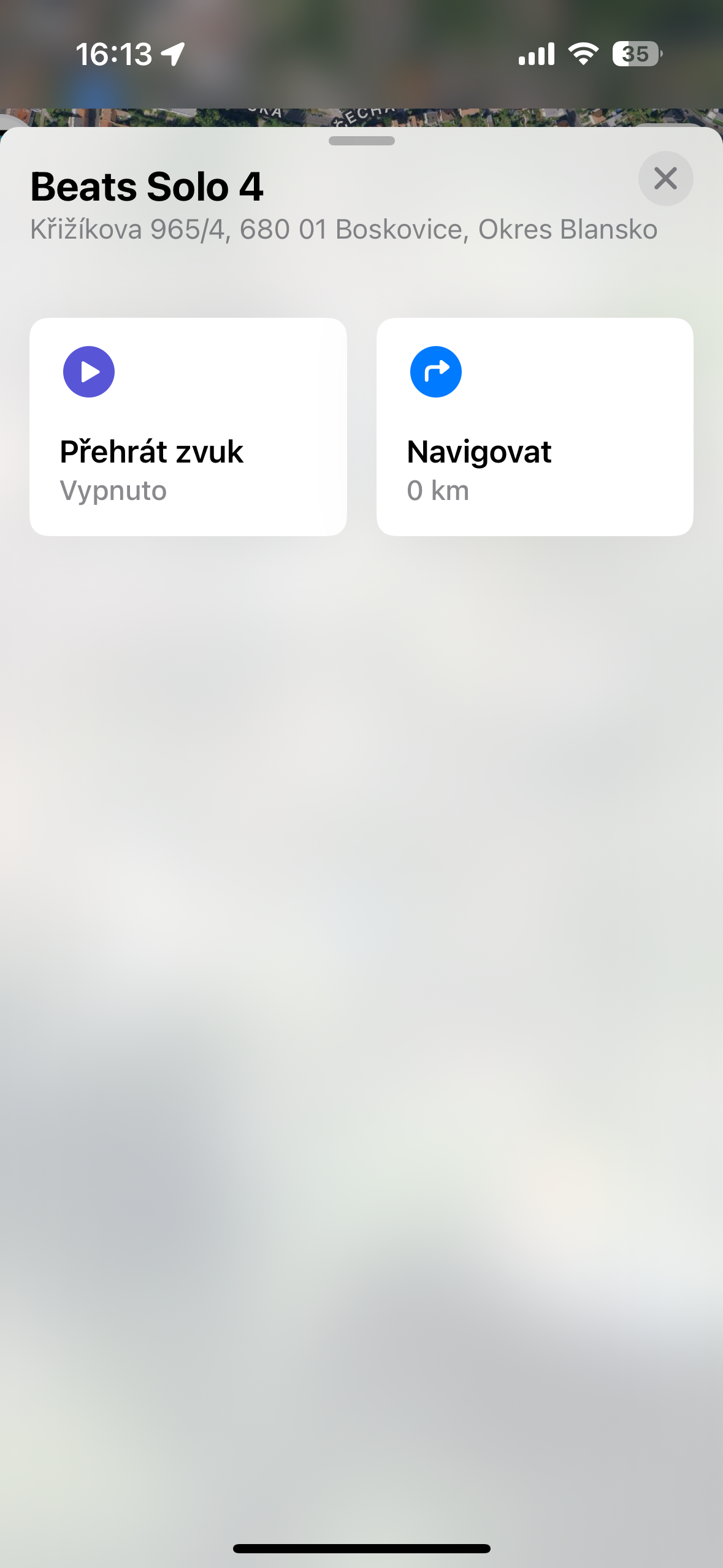 beats solo 4 location screen